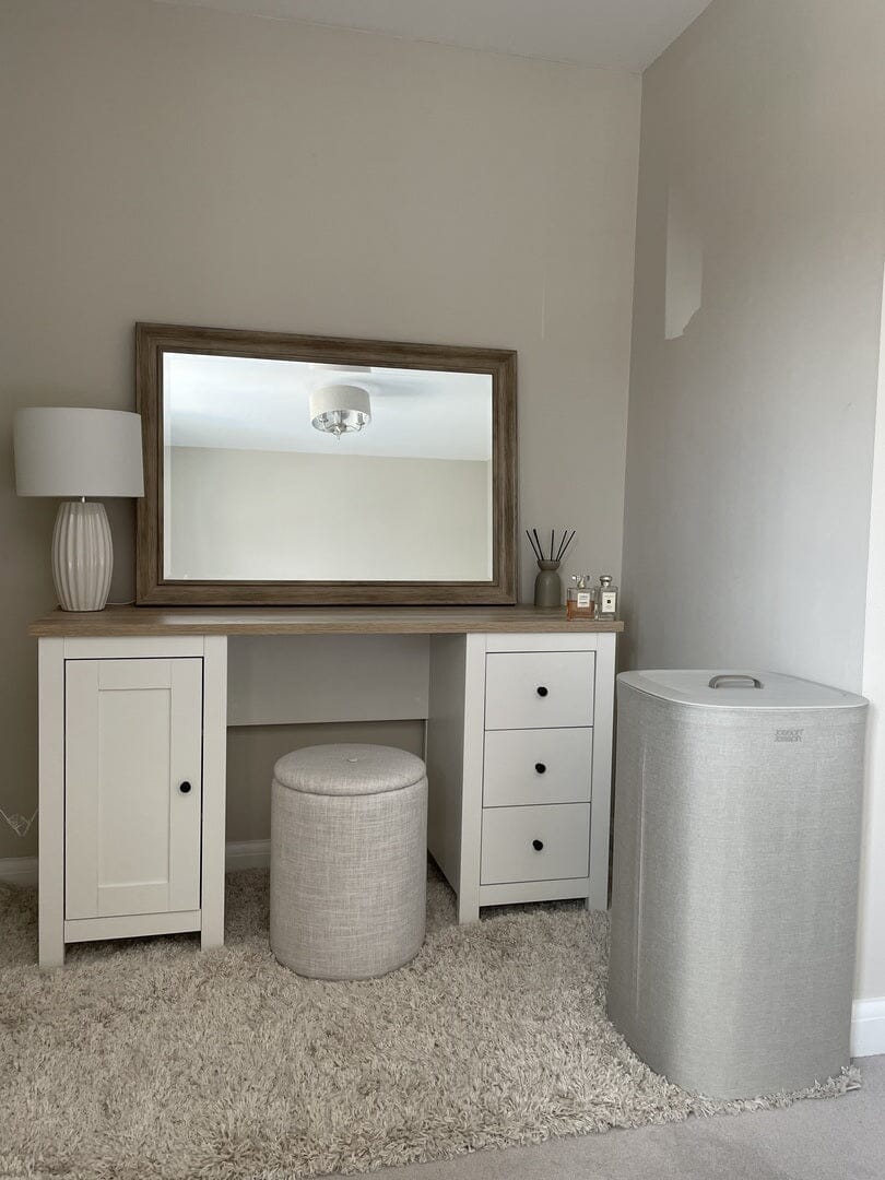 Outlet - Bampton Dressing Table with Drawers - White