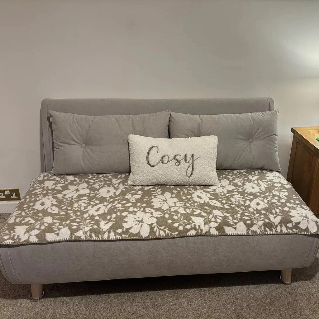 Una 2 Seater Double Sofa Bed - Soft Beige