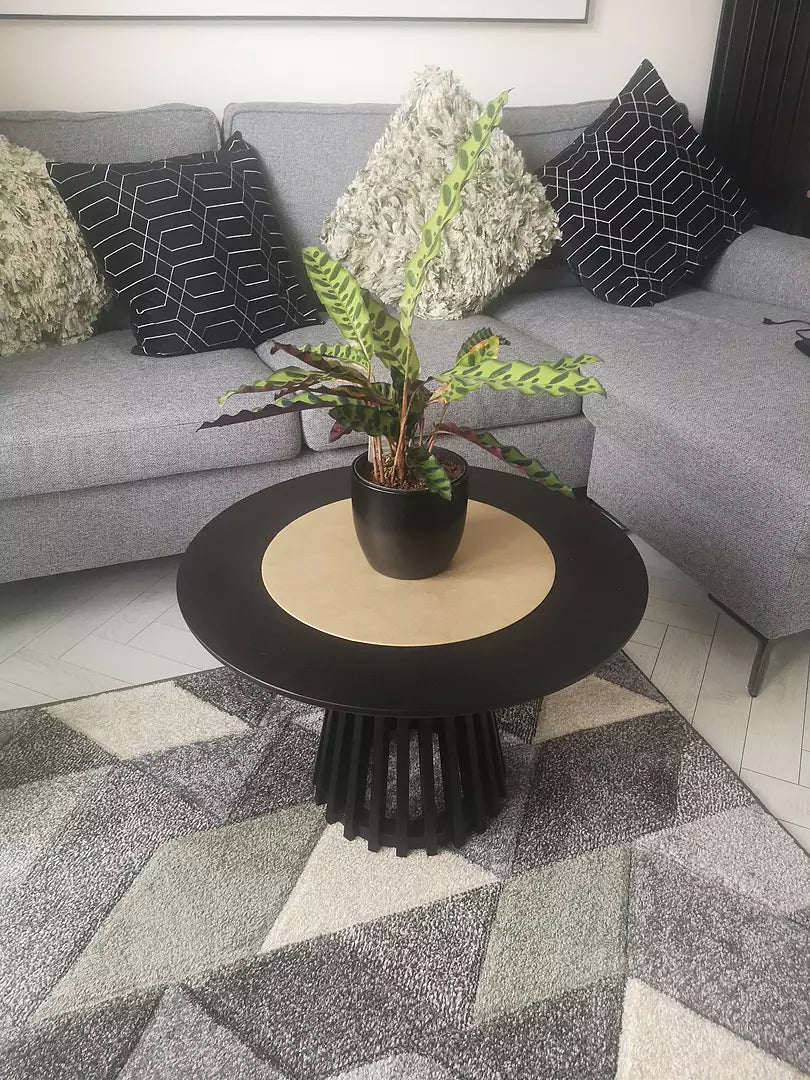 Willow Black Oak Coffee Table