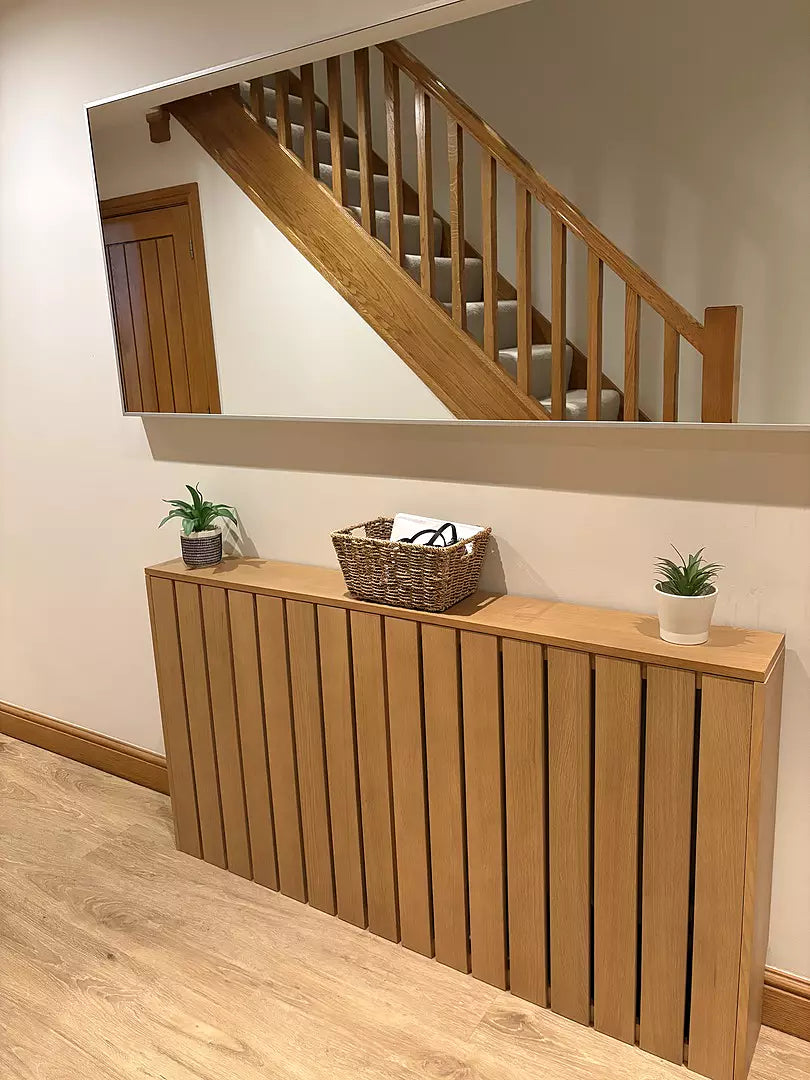 OUTLET - Willow Large Radiator Cover - Pale Oak