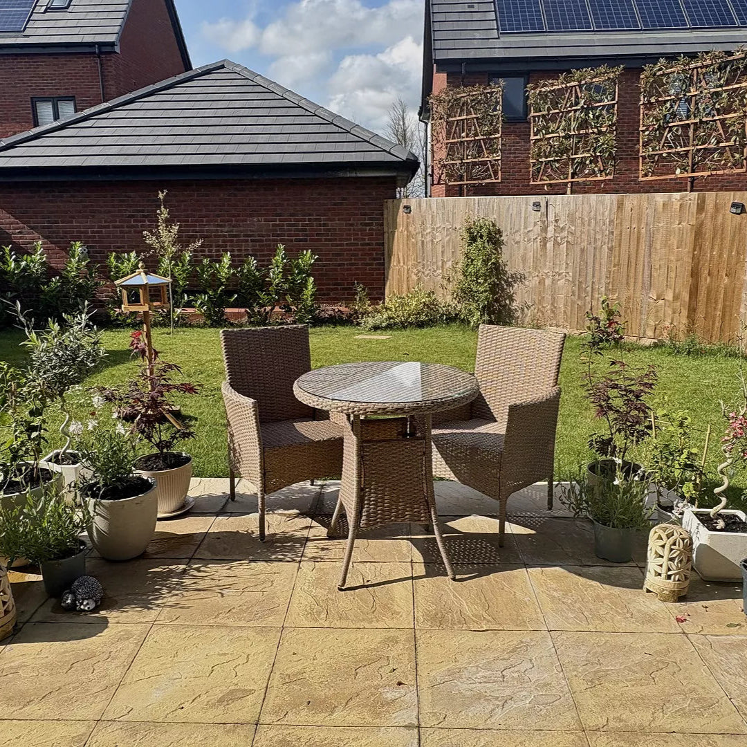 Kemble Bistro Outdoor Dining Table - Natural Brown