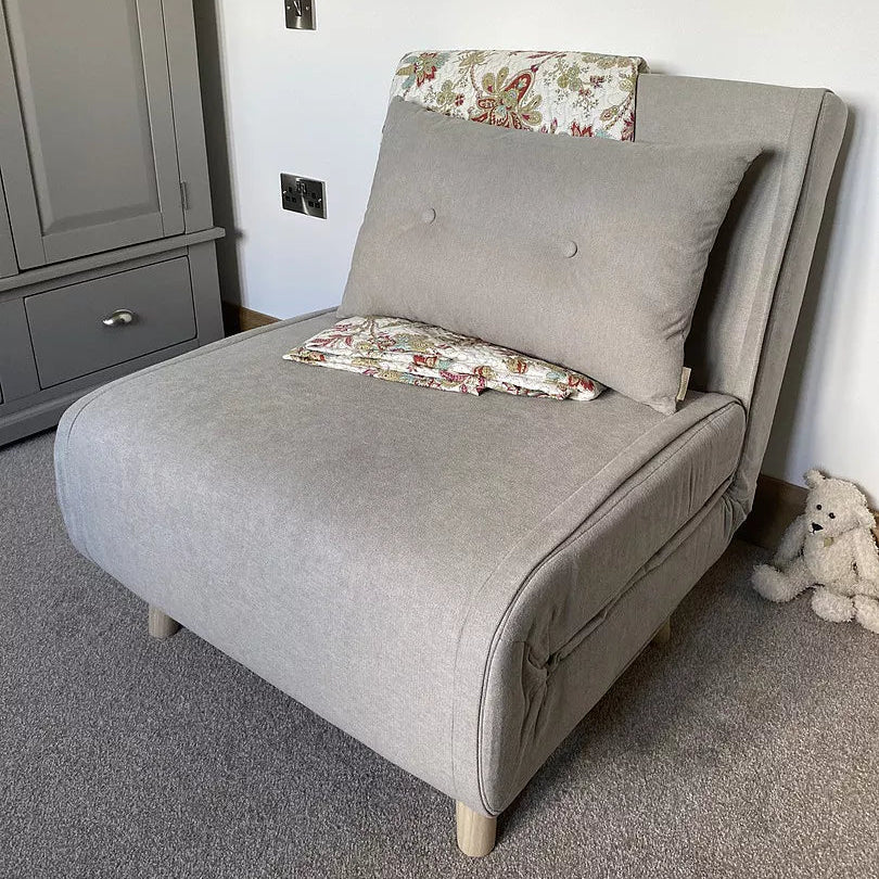 Outlet - Una Single Sofa Bed - Soft Beige