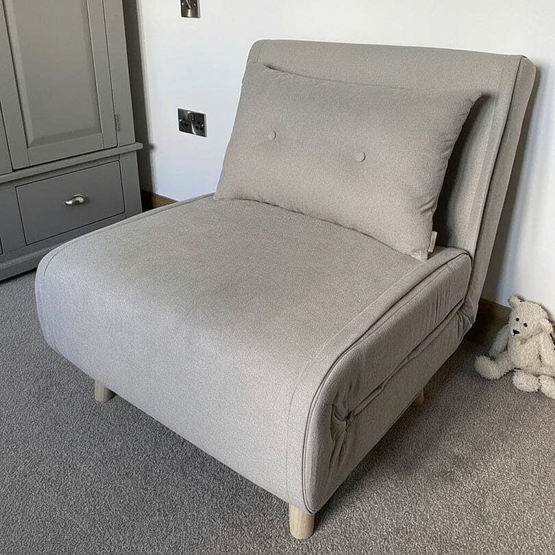 Una Single Sofa Bed - Soft Beige