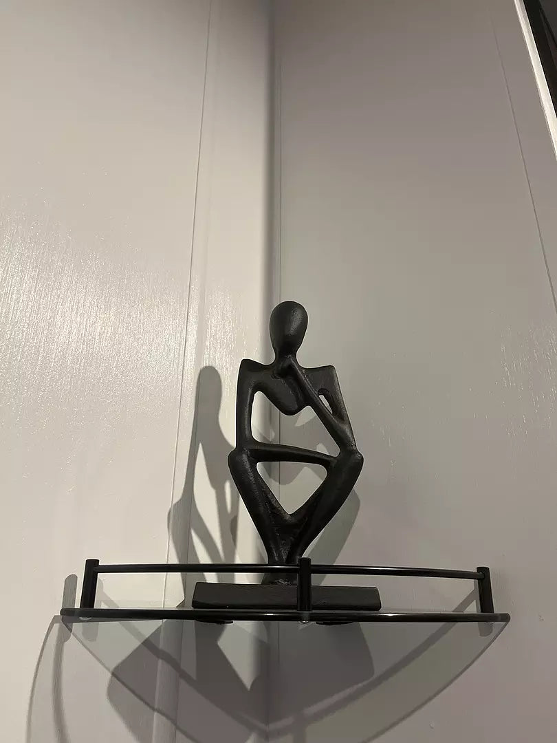 Embley 29cm Metal Figurine Ornament - Black