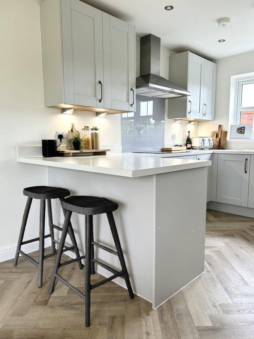 Silvester Black Bar Stool