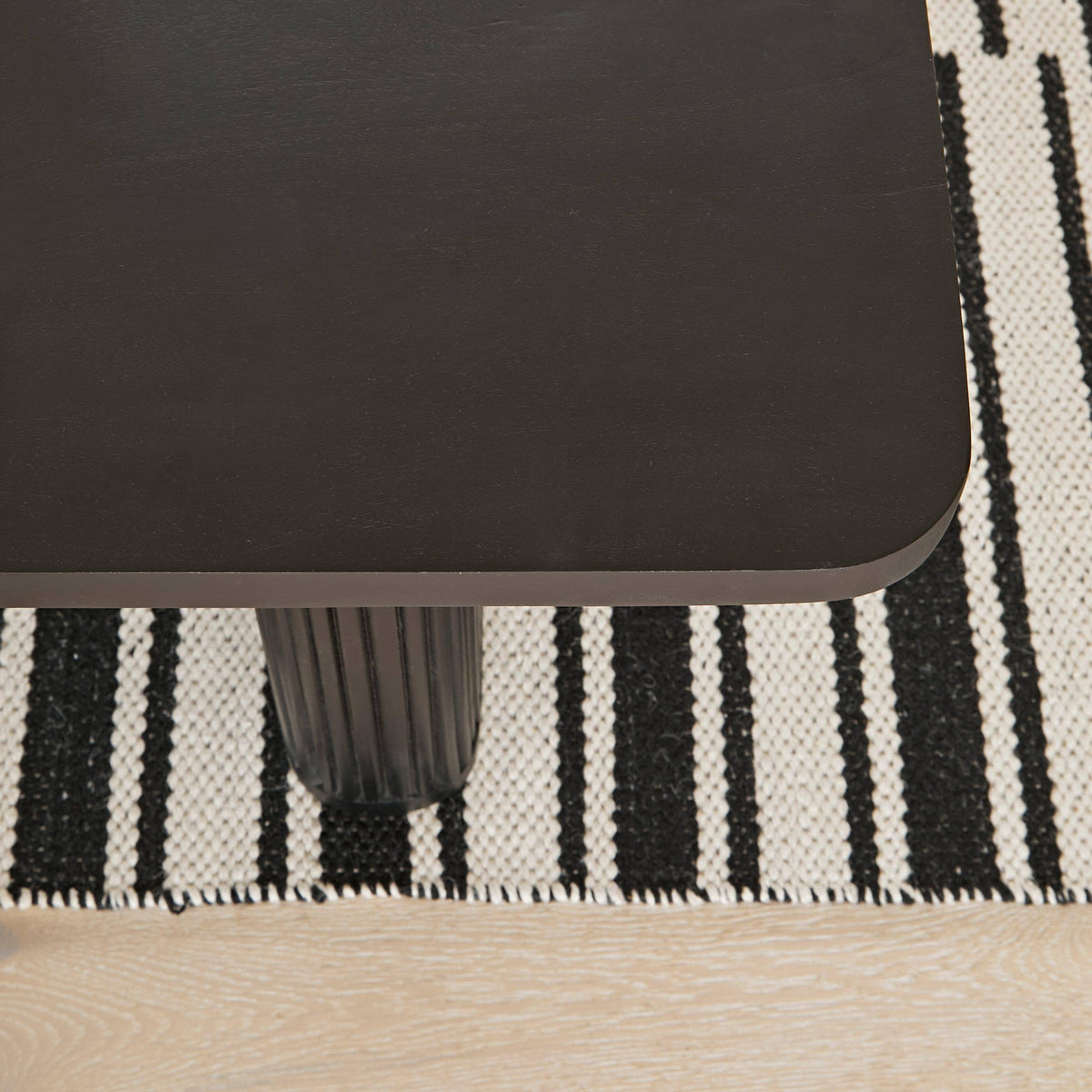 Orla Black Mango Wood Coffee Table