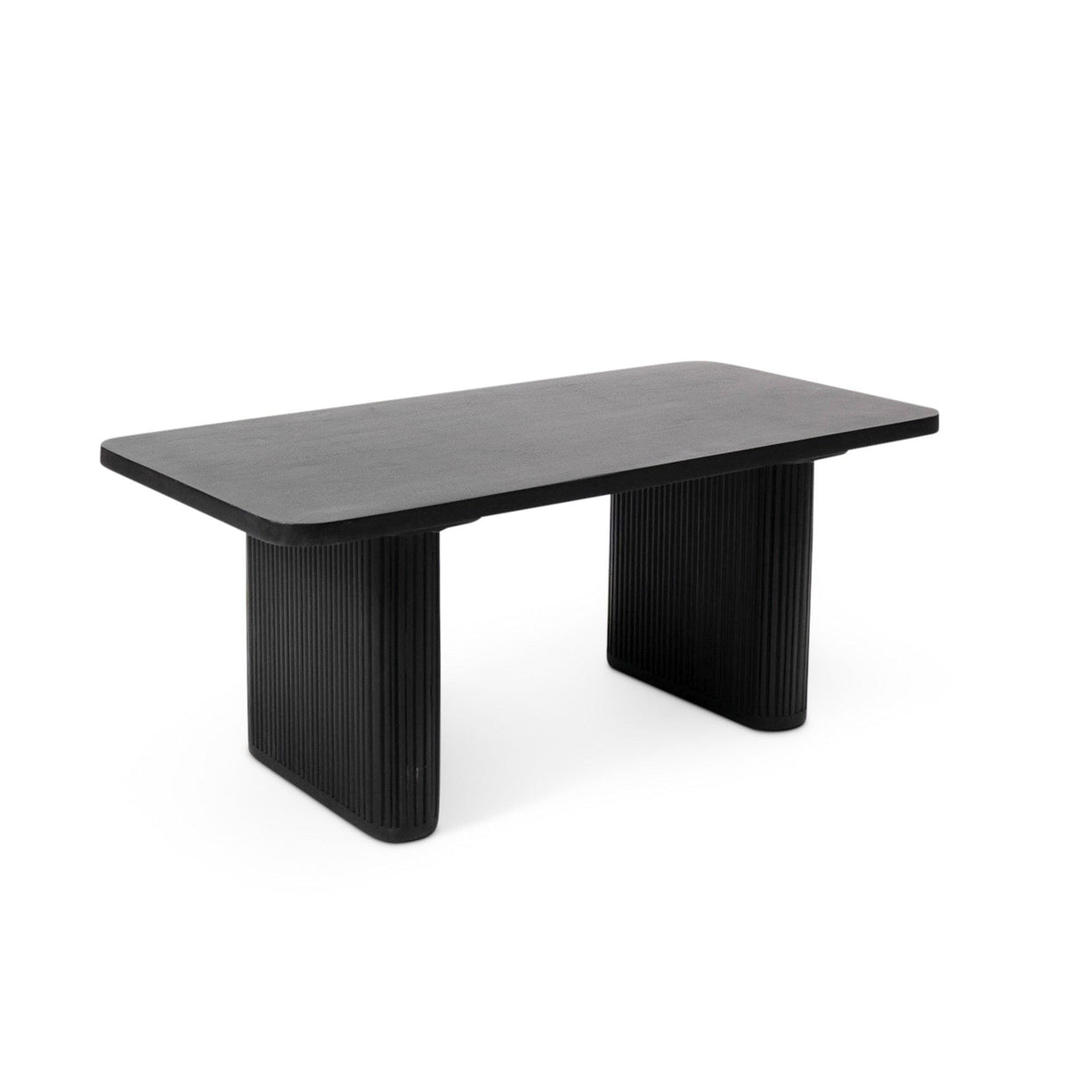 Orla Black Mango Wood Coffee Table