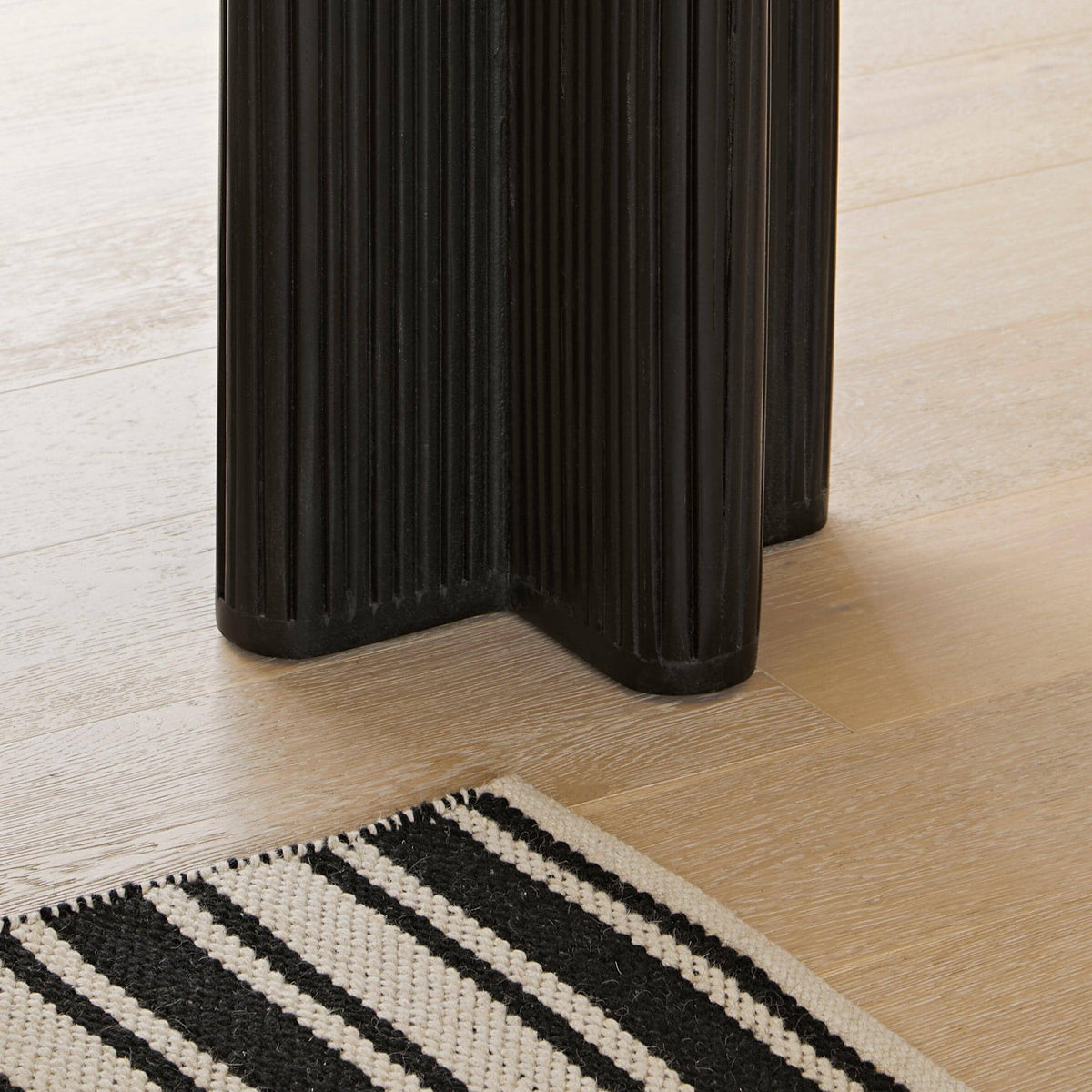 OUTLET - Orla Black Mango Wood Square Side Table
