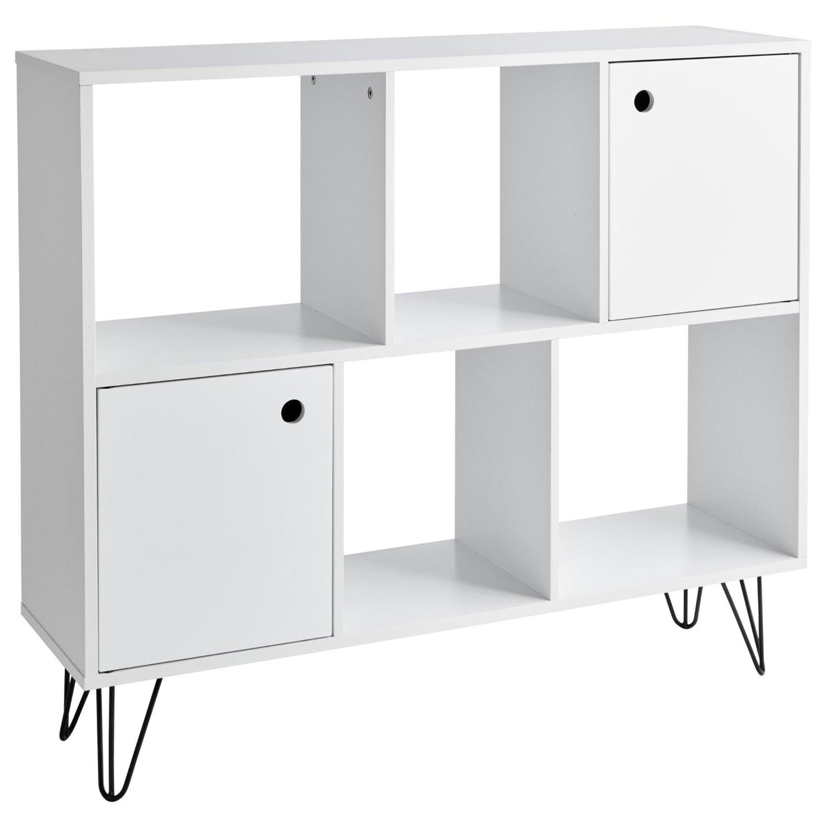 OUTLET - Anderson Cube Storage Unit - White with White Cupboards