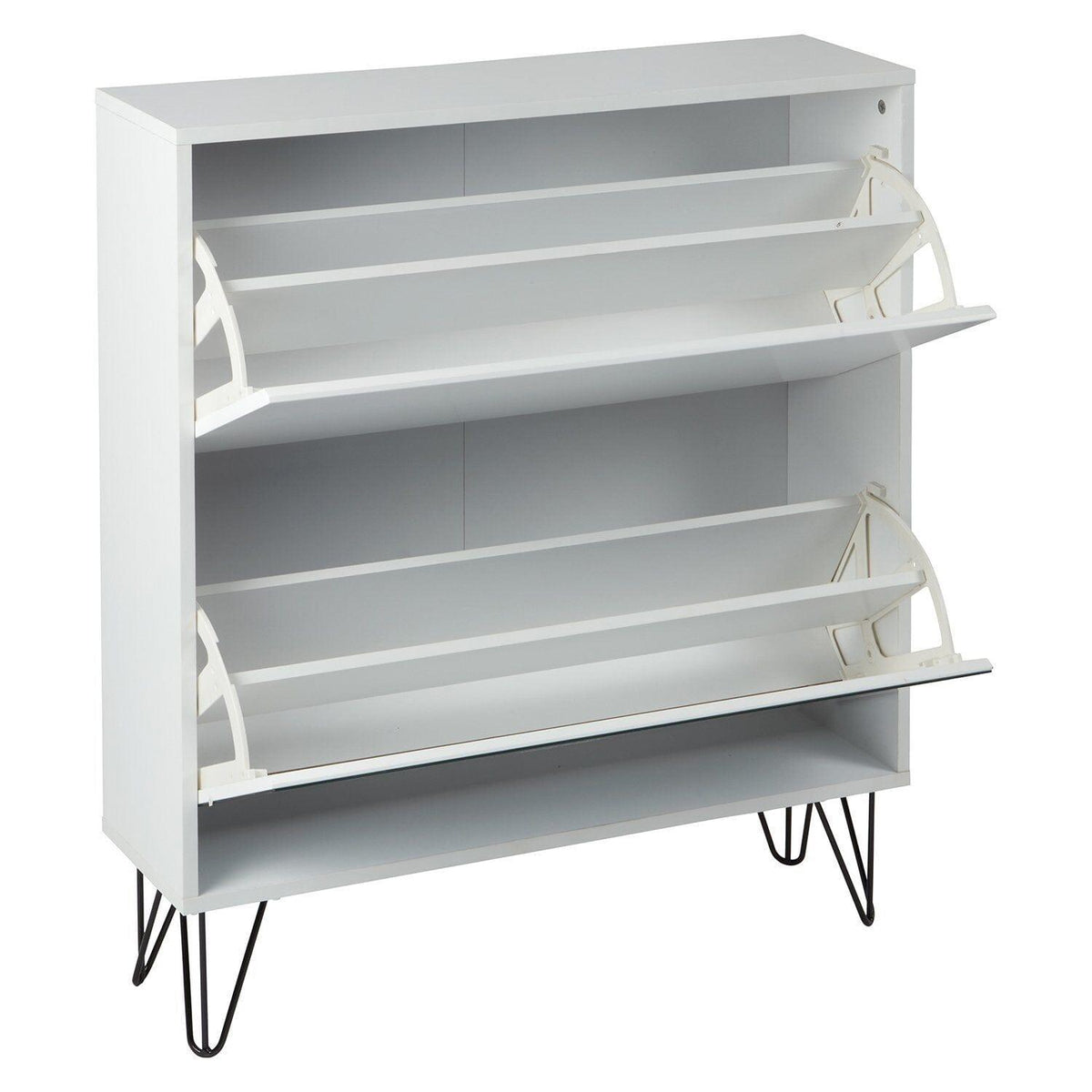 OUTLET - Anderson Shoe Cabinet - 2 Door - White