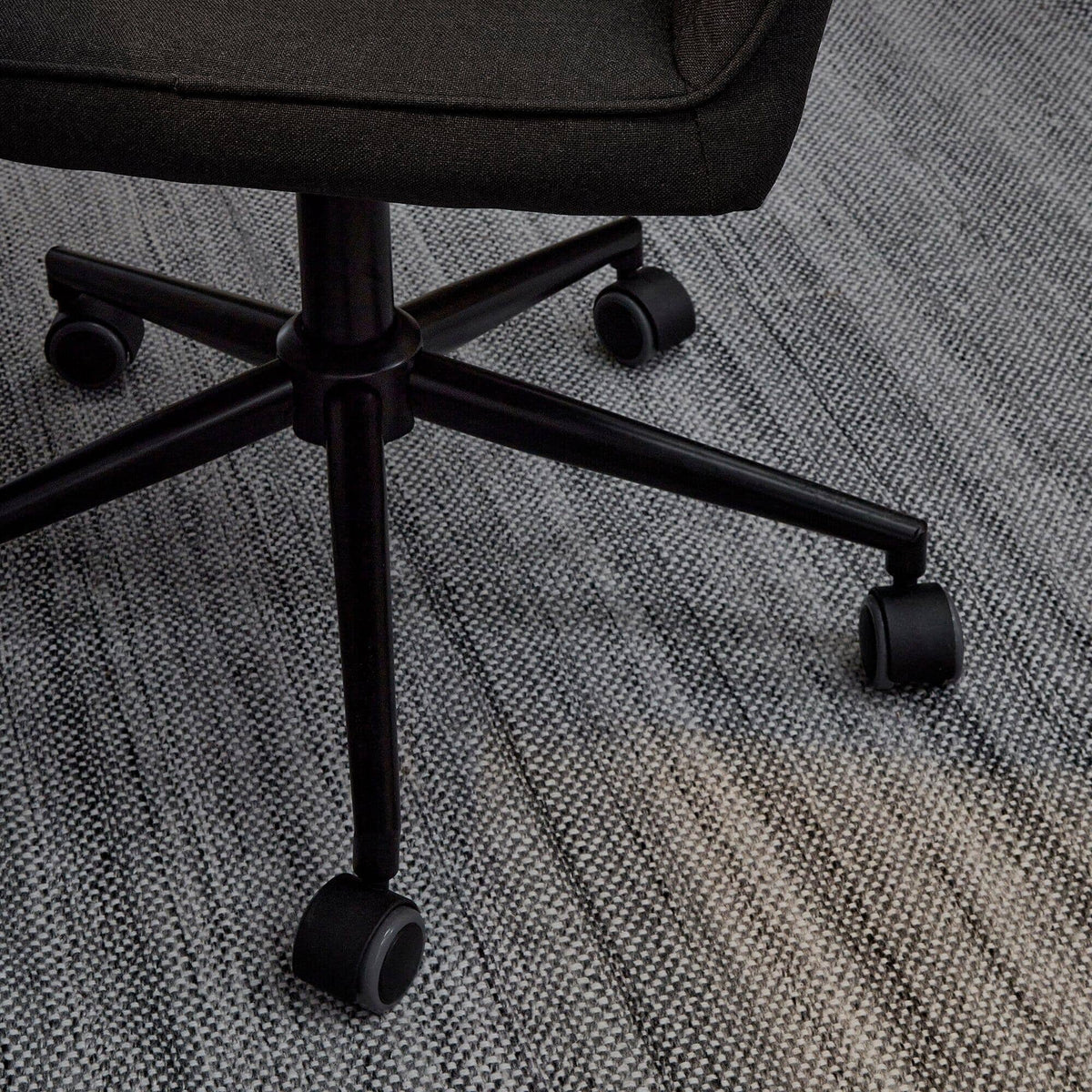 OUTLET - Anna Office Chair - Dark Grey with Black Legs