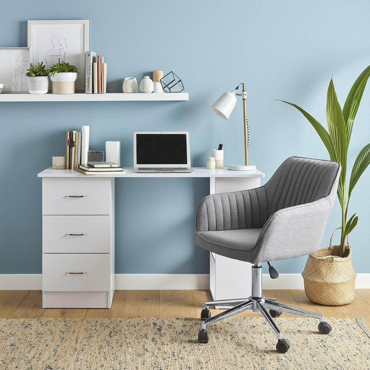 OUTLET - Anna Office Swivel Chair - Grey