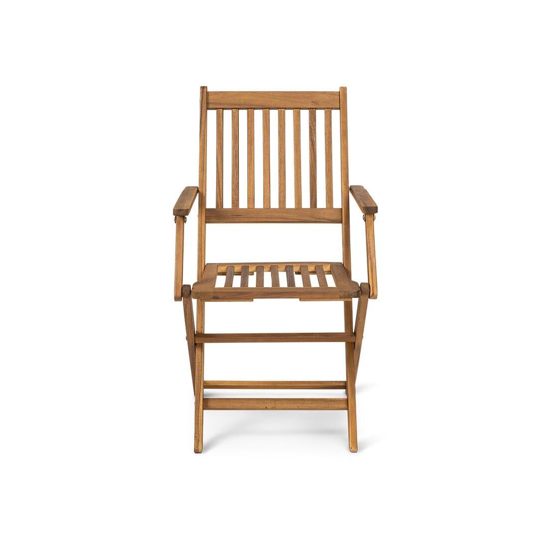 OUTLET - Ashby Wooden Folding Garden Chairs - Set of 2