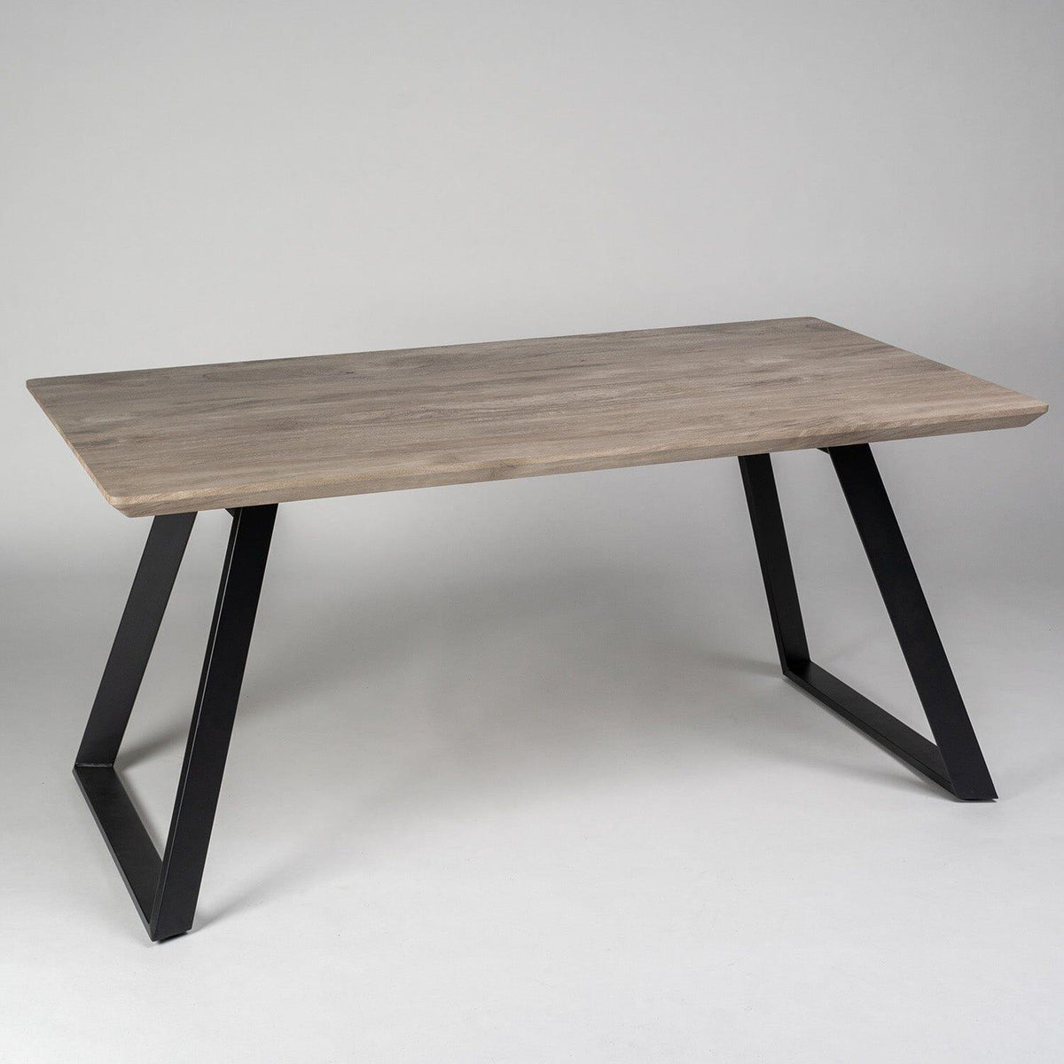 OUTLET - Atlas Wooden Dining Table - Black Legs