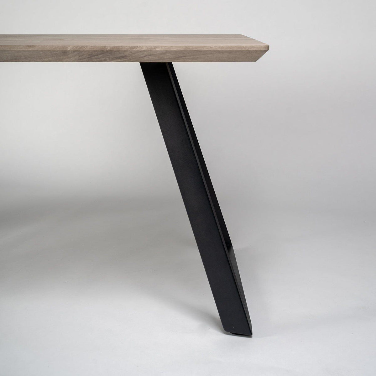 OUTLET - Atlas Wooden Dining Table - Black Legs