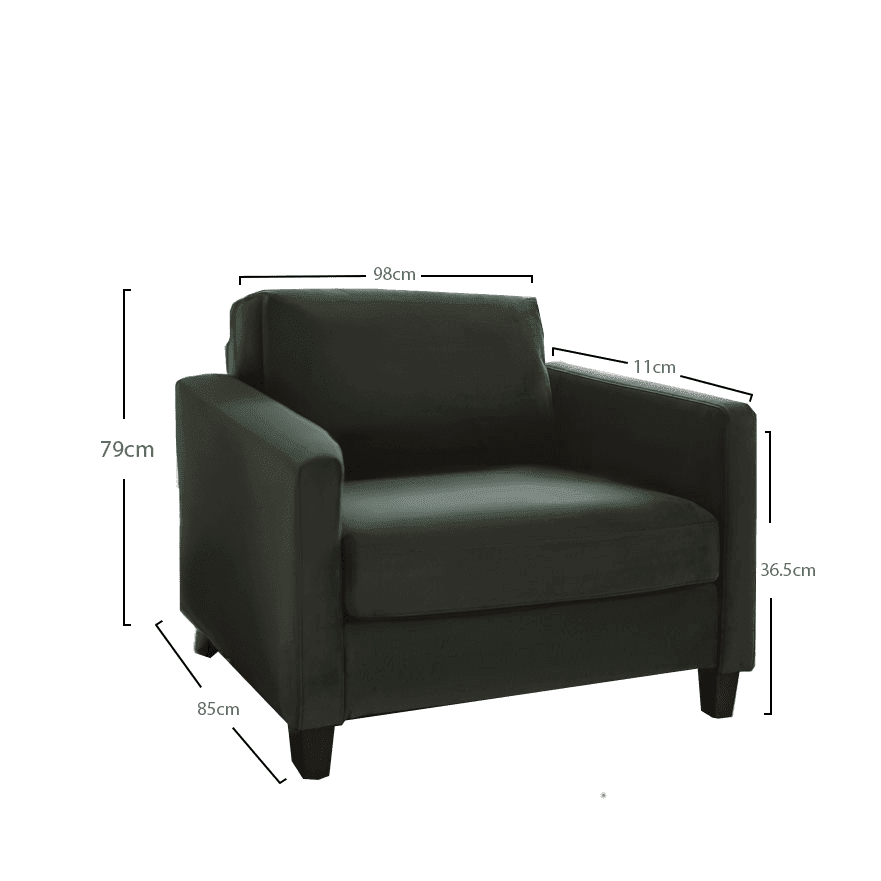 OUTLET - Ava Armchair - Green