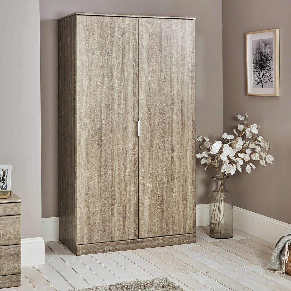 OUTLET - Ayla Wardrobe - Light Oak