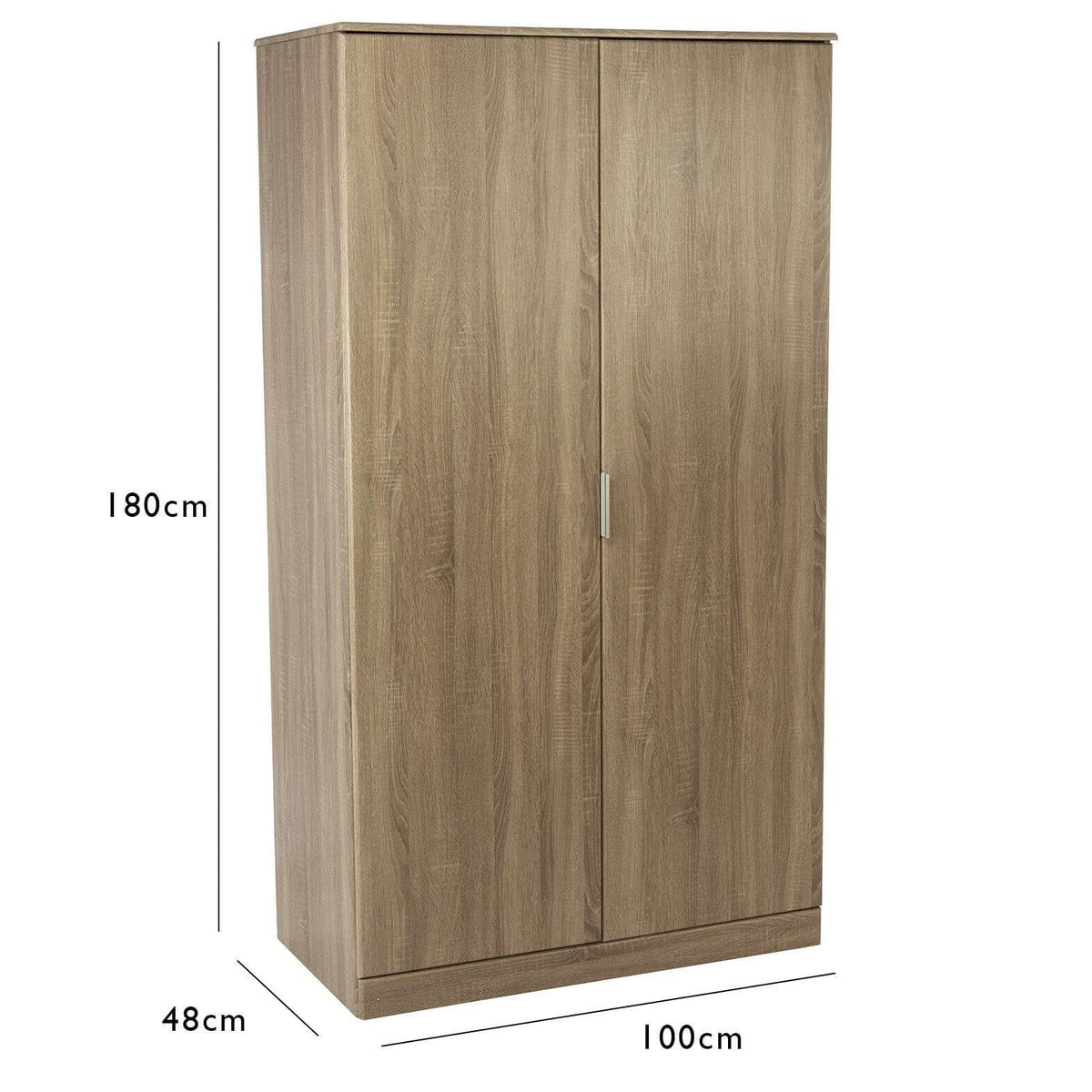OUTLET - Ayla Wardrobe - Light Oak