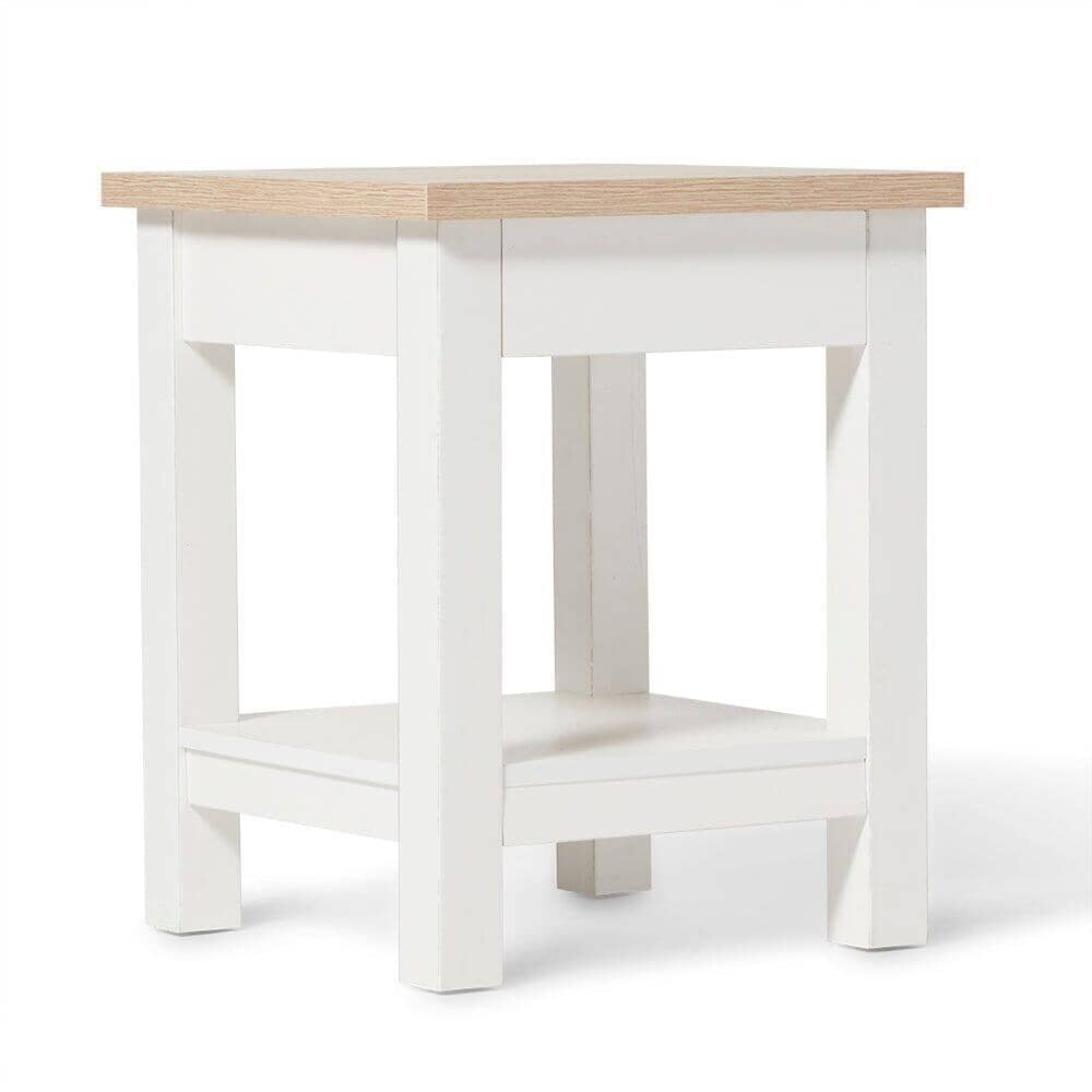 Outlet - Bampton White Side Table