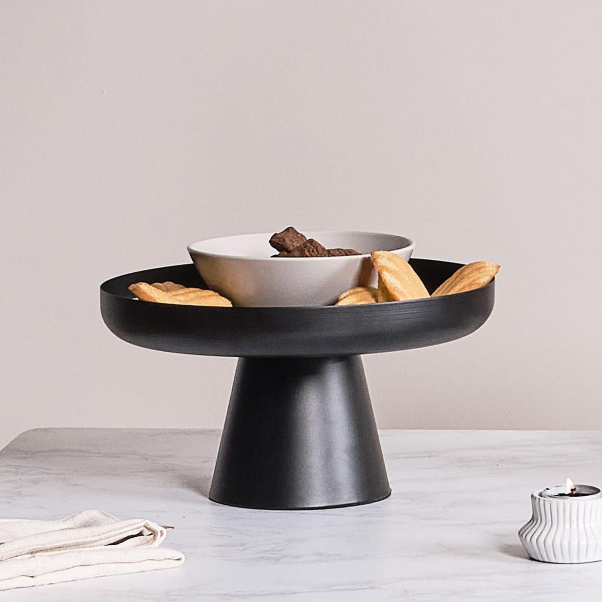 Boswell 28cm Tray - Black Metal