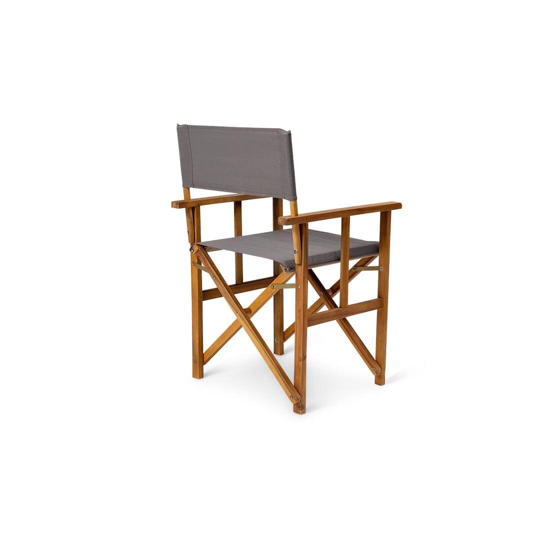 Outlet - Cameron Directors Chair Dark Grey - Set of 2