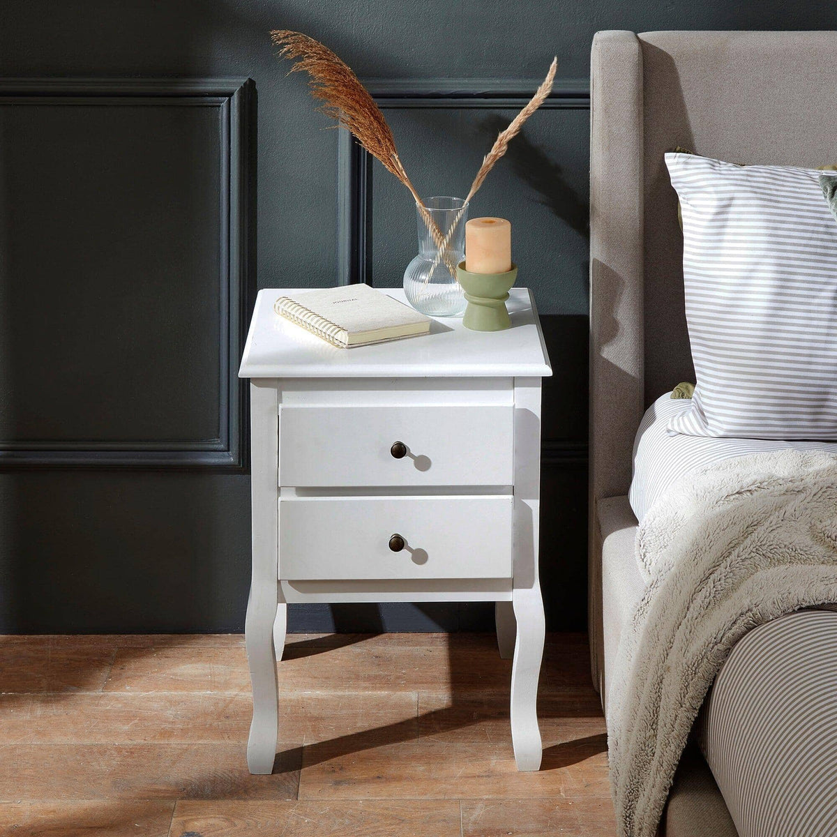 Outlet - Capri Ivory Bedside Table