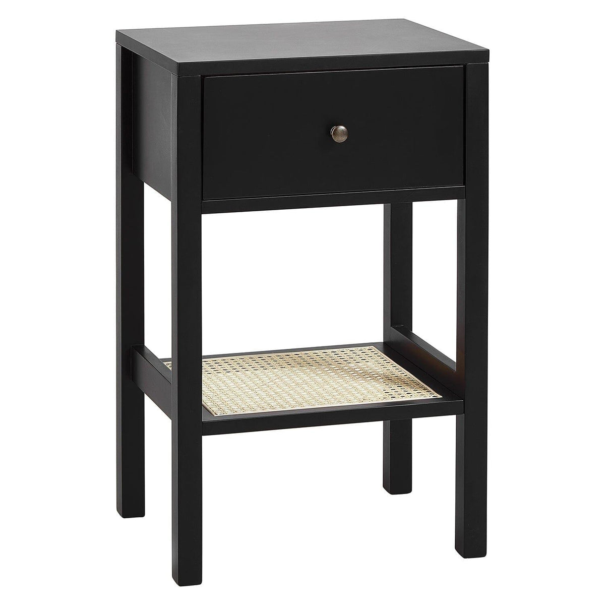 OUTLET - Charlie Bedside Table - Black