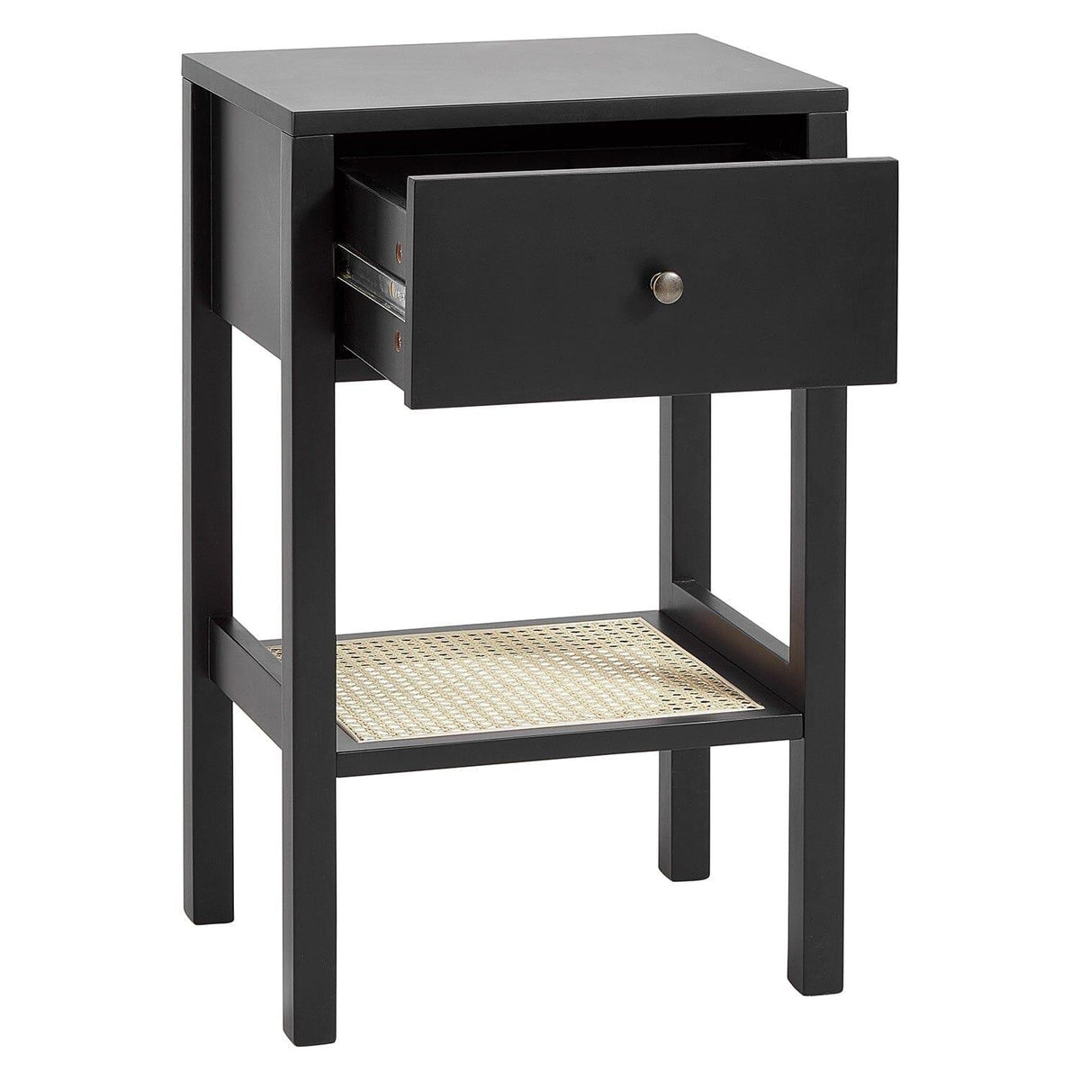 OUTLET - Charlie Bedside Table - Black