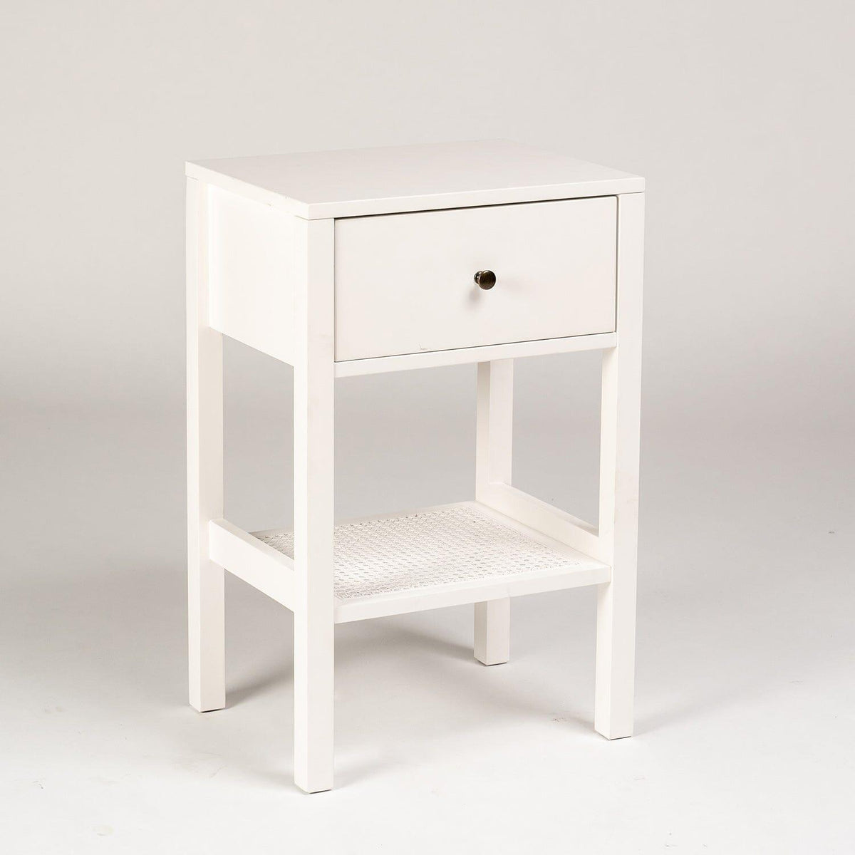 OUTLET - Charlie Bedside Table - White