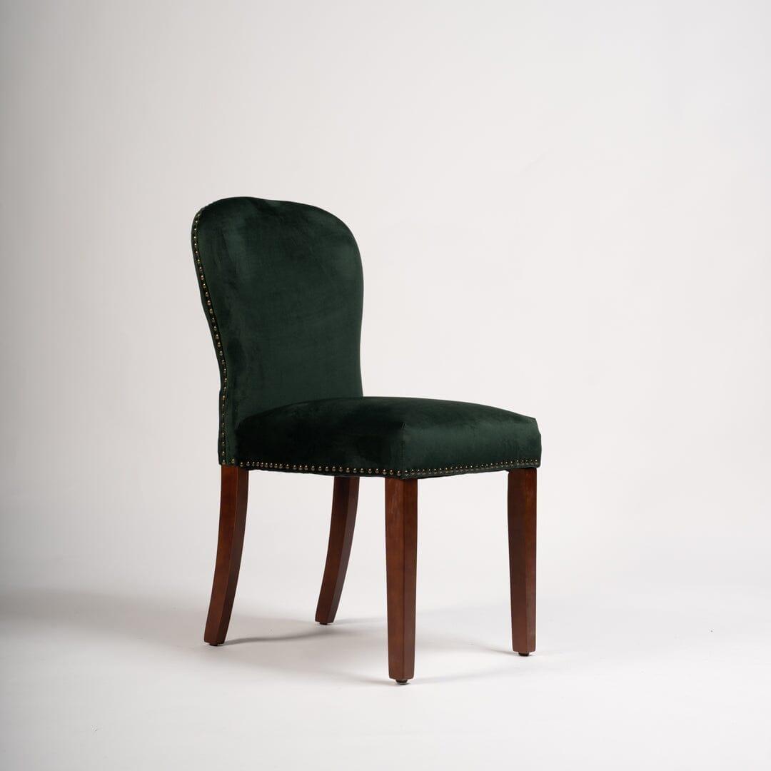 OUTLET - Edward Green Dining Chairs - Set of 2 - Dark Wood Legs