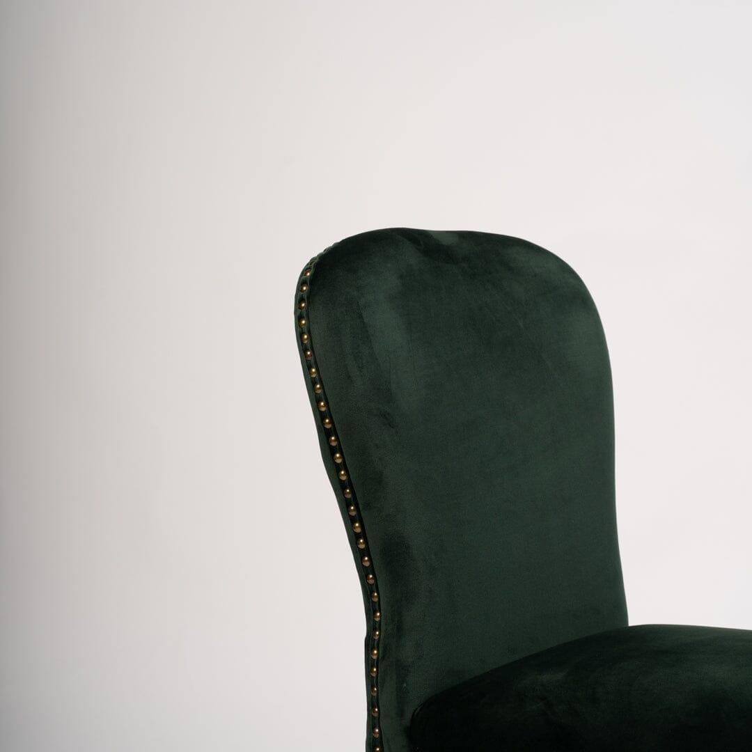 OUTLET - Edward Green Dining Chairs - Set of 2 - Dark Wood Legs