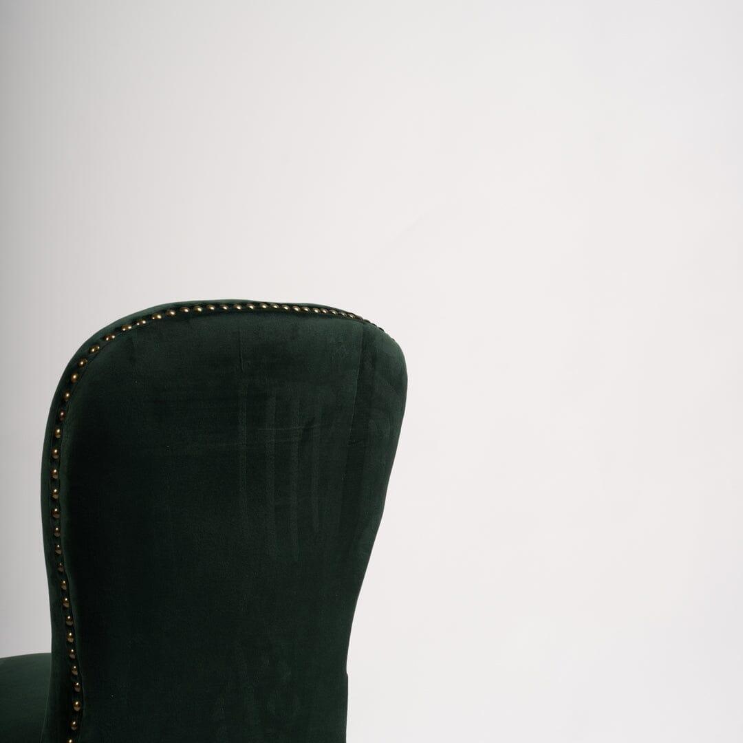 OUTLET - Edward Green Dining Chairs - Set of 2 - Dark Wood Legs