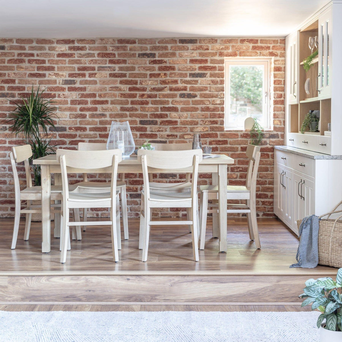 OUTLET - Ella Parquet Wooden Dining Table