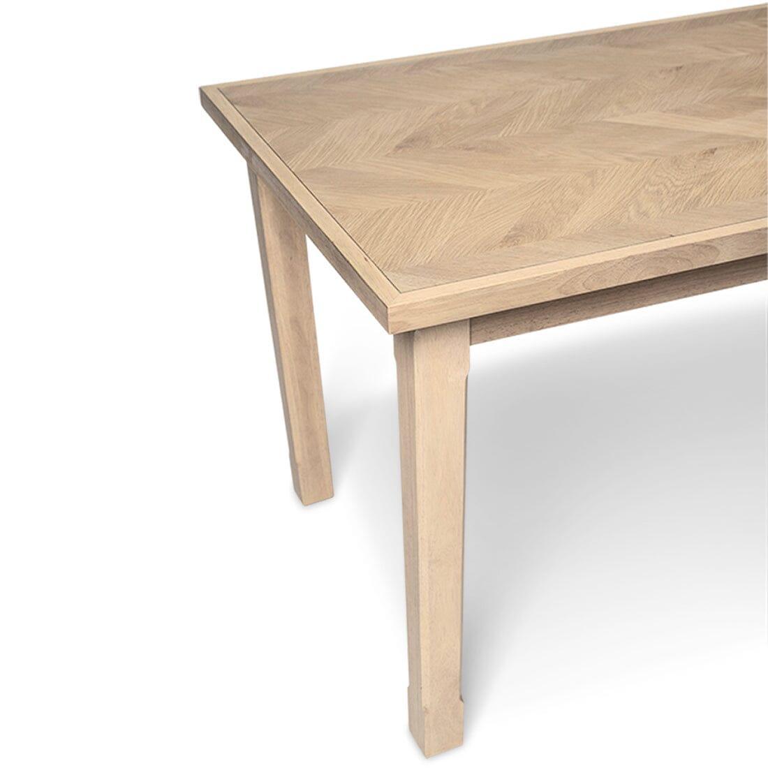OUTLET - Ella Parquet Wooden Dining Table
