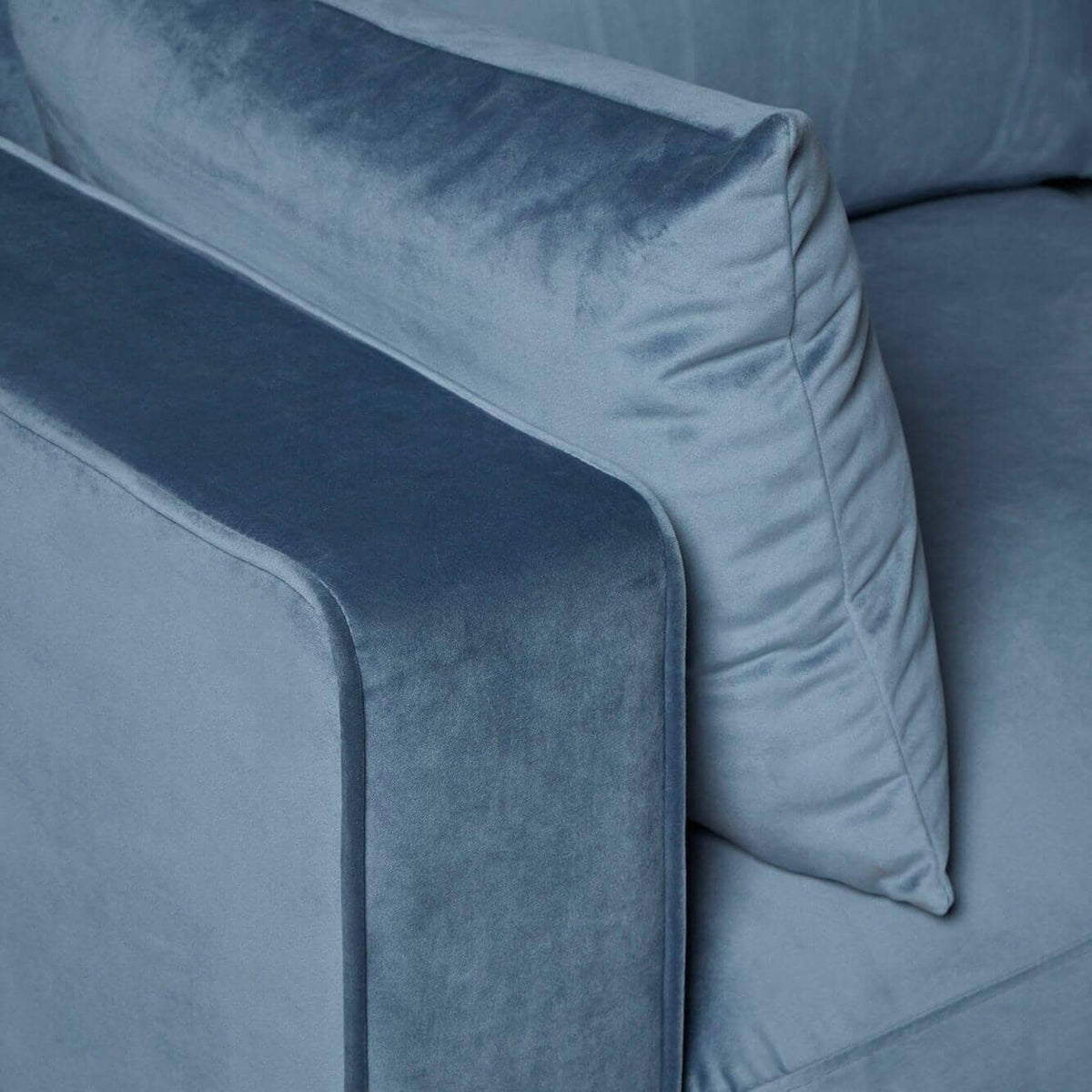 Outlet - Emily 3 Seater Sofa - Blue Velvet