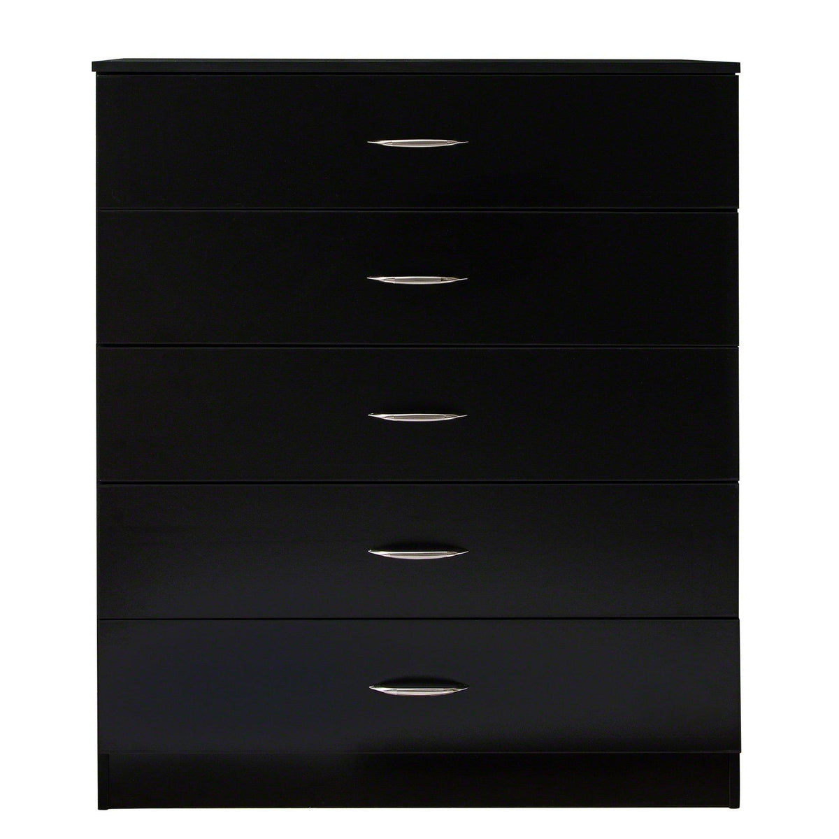 OUTLET - Essie Tall 5 Drawer Chest of Drawers - Black