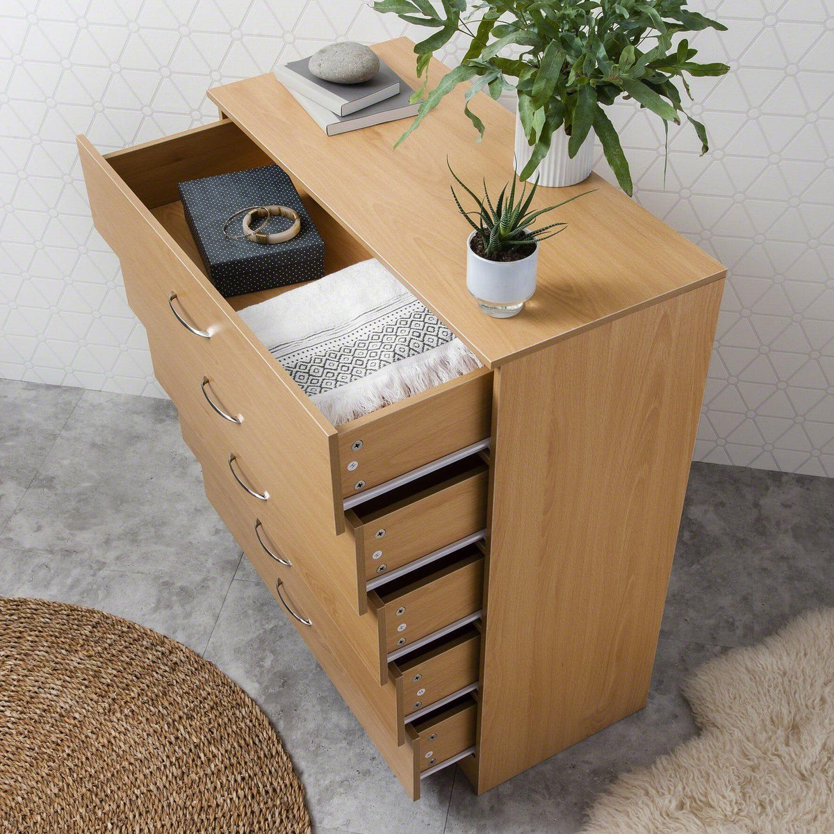 Outlet - Essie chest of drawers - beech