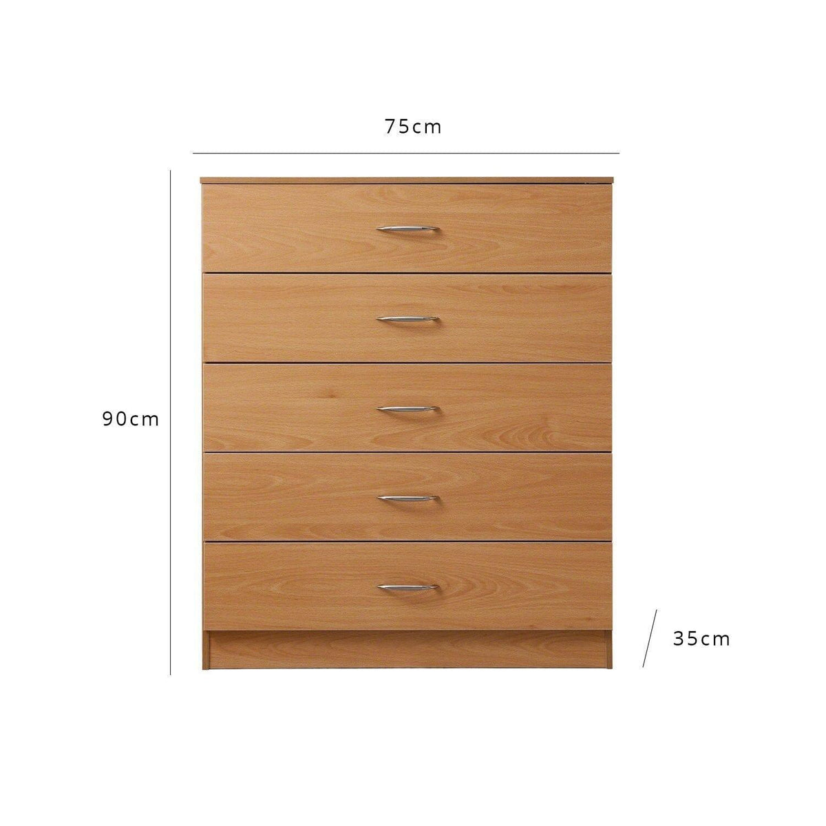 Outlet - Essie chest of drawers - beech