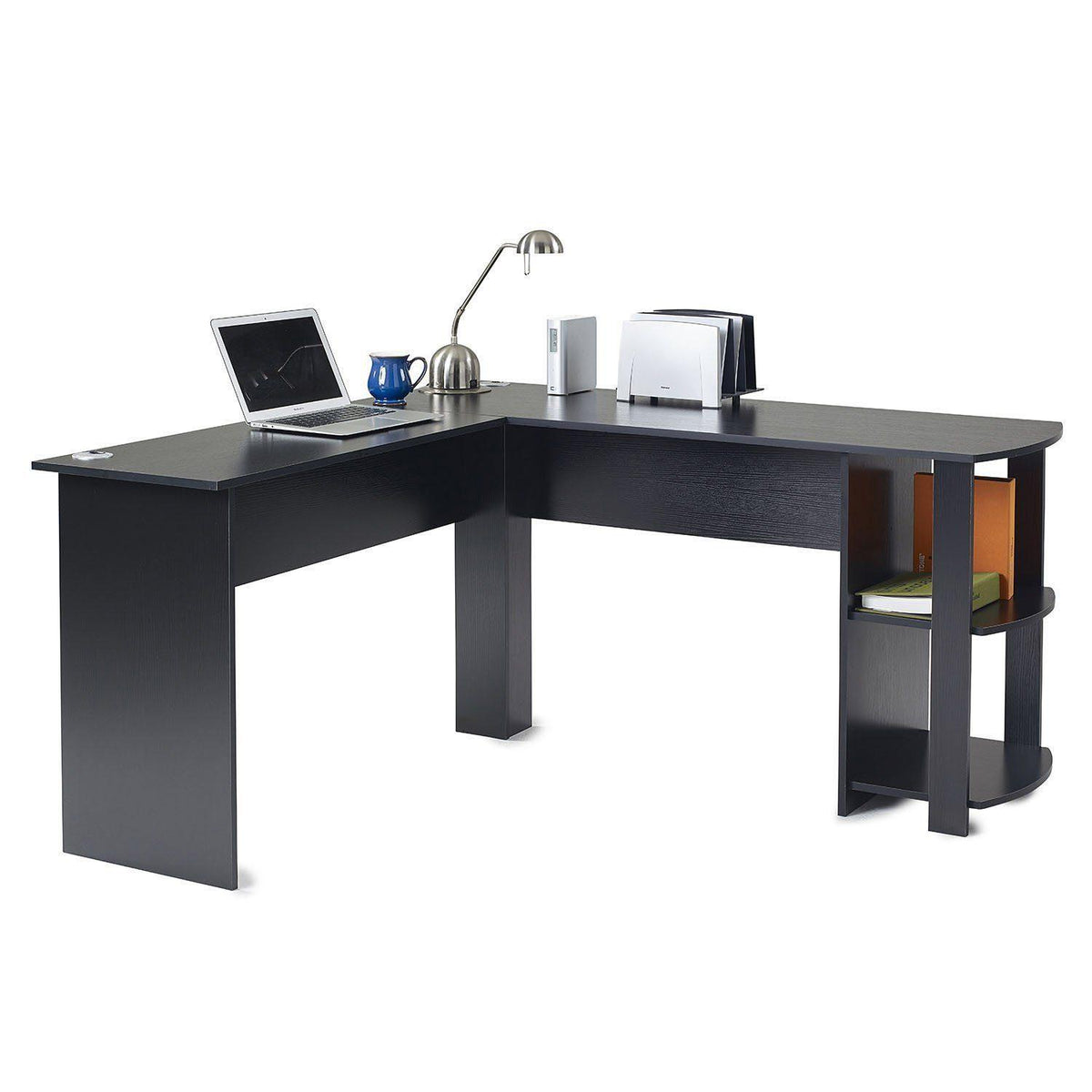OUTLET - Essie L Shaped Desk in Black