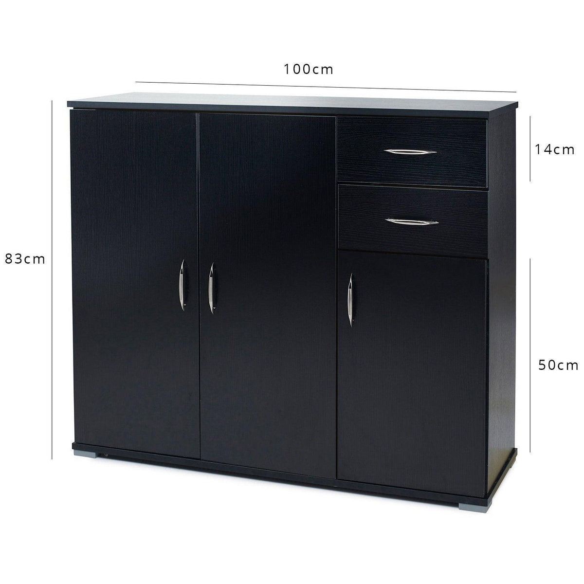 OUTLET - Essie - Storage Cabinet - Home Office - Black