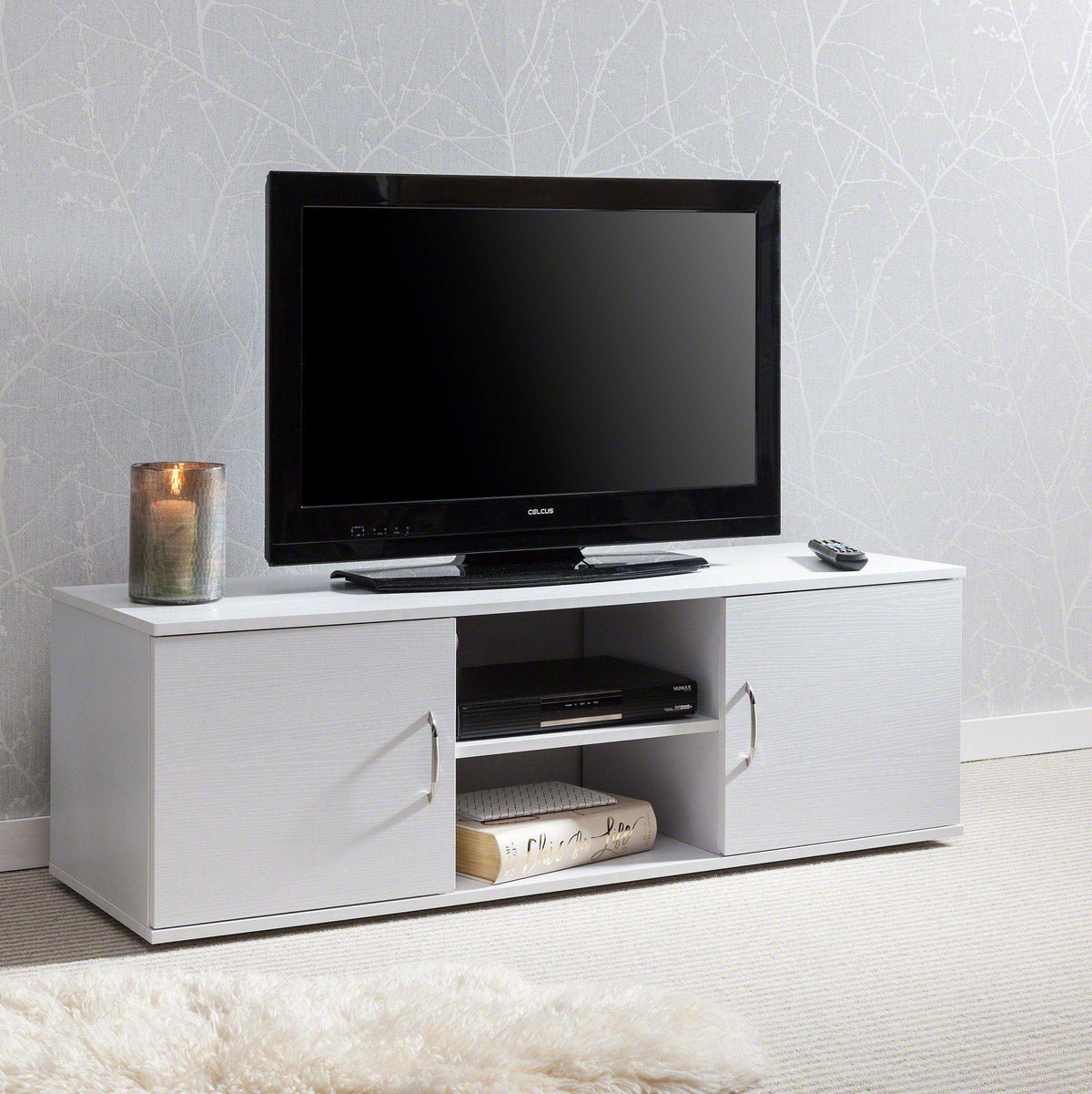 OUTLET - Essie White TV Unit