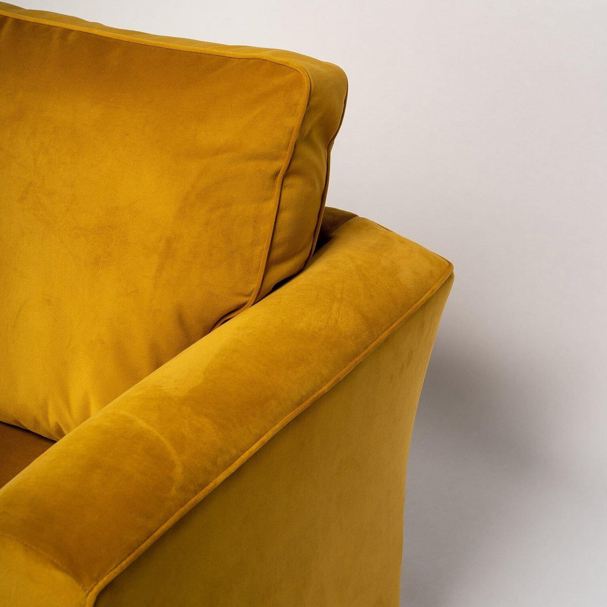 OUTLET - Frankie 3 Seater Medium Sofa - Turmeric Yellow