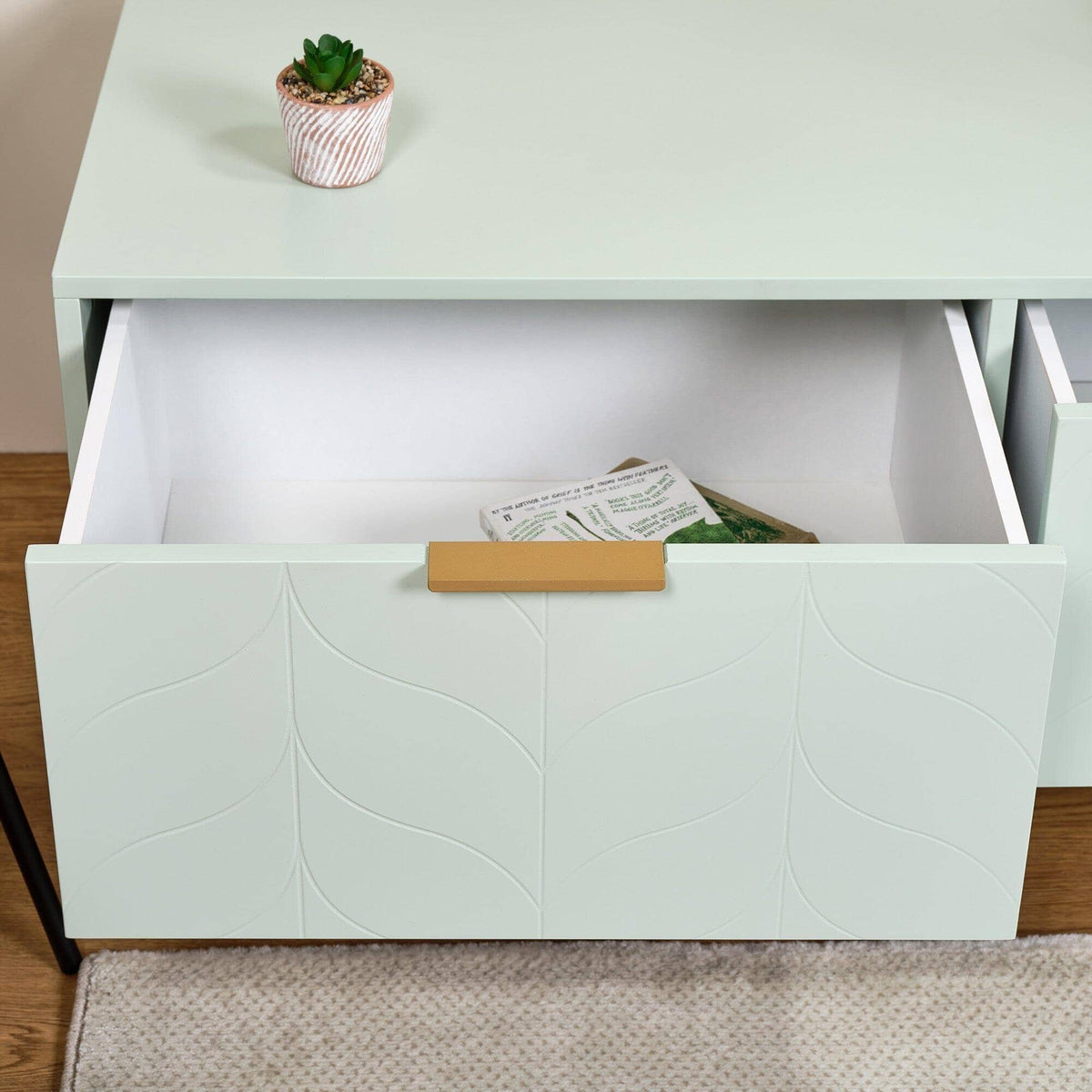OUTLET - Gloria Sage Green TV Unit