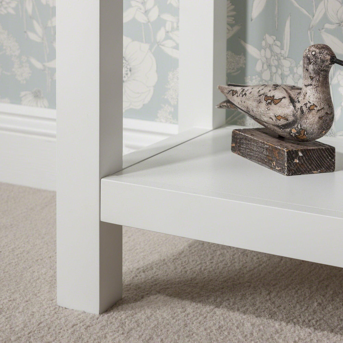 OUTLET - Gwen White 2 Drawer Console Table