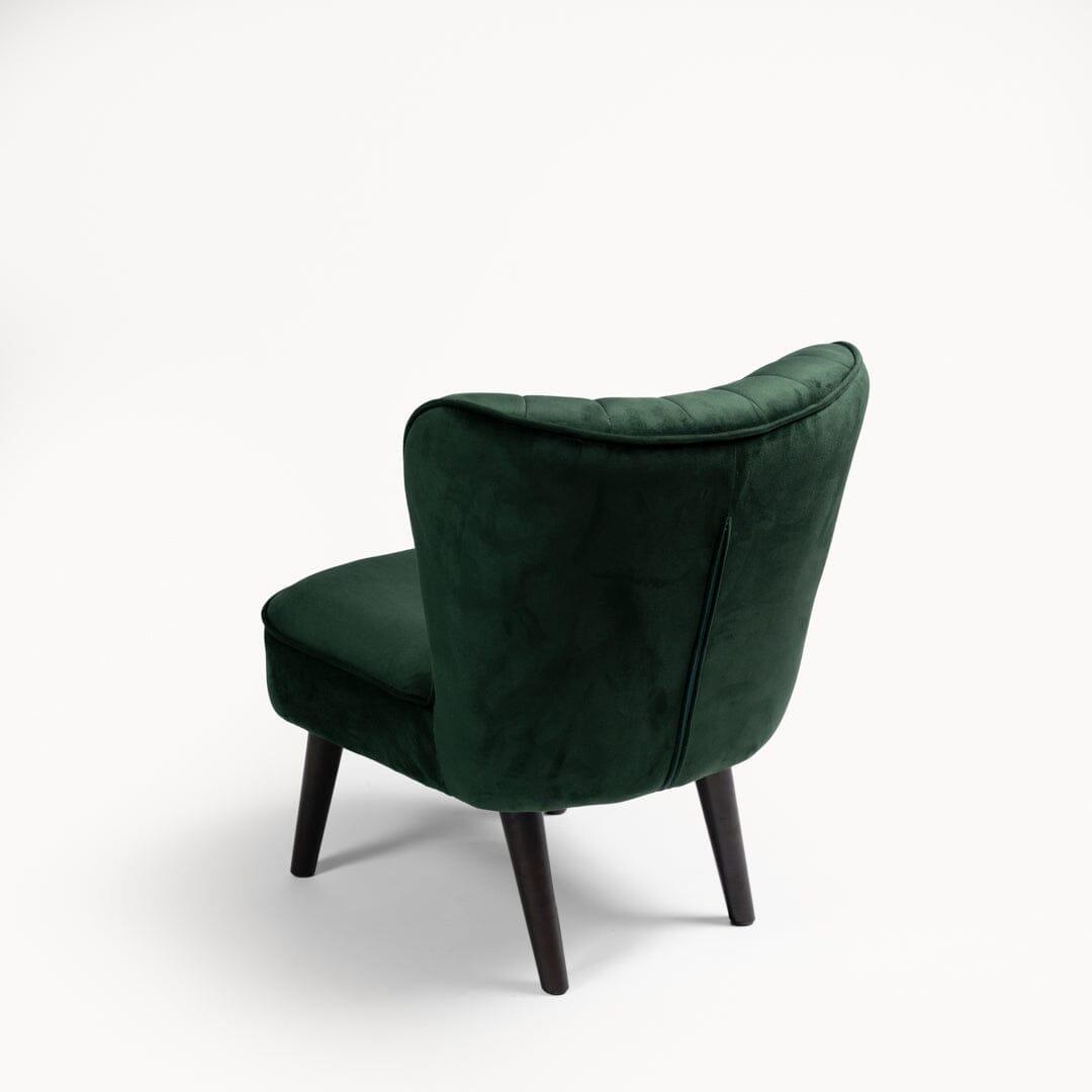 Outlet - Hattie Accent Chair - Green Velvet