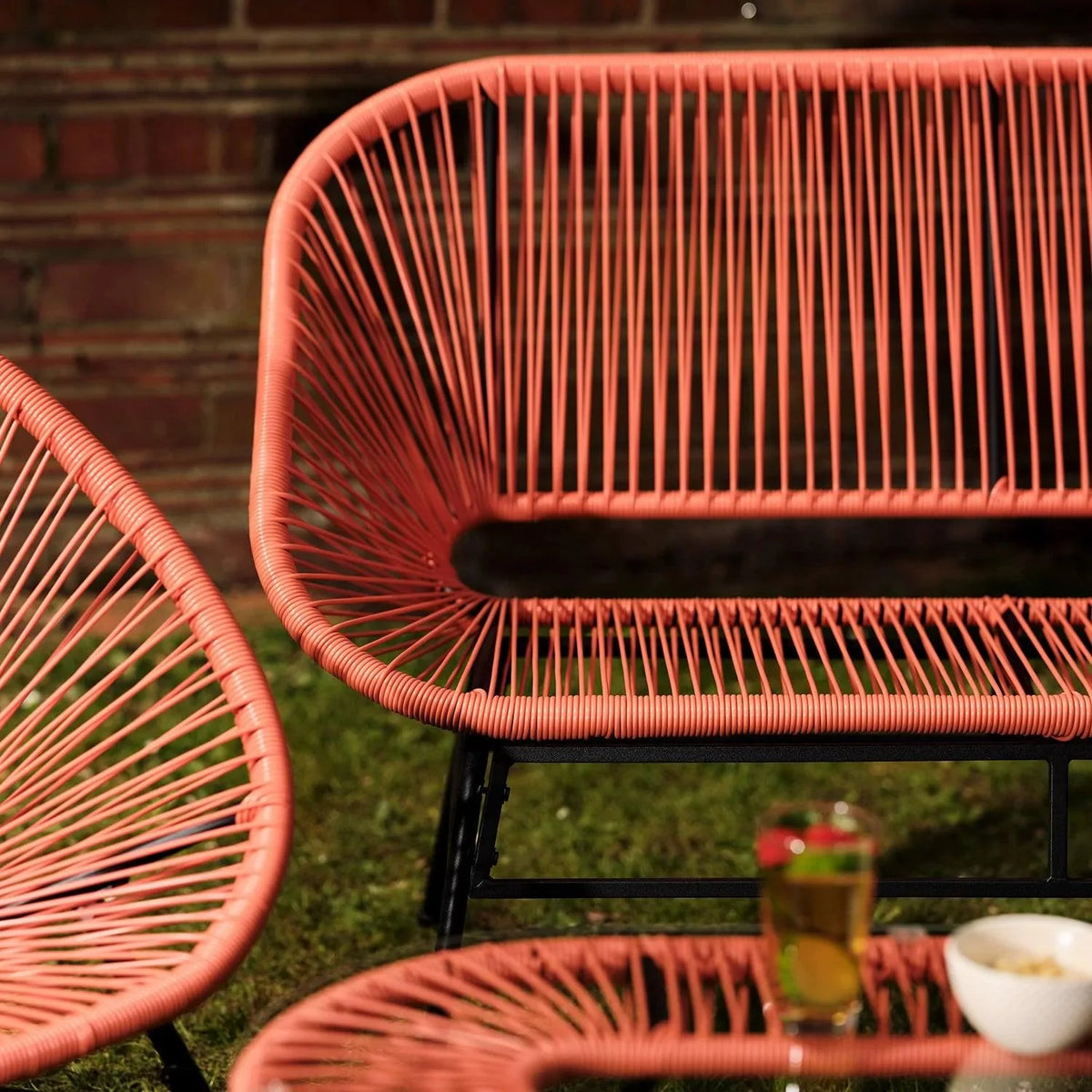 Outlet - Hebe Garden Sofa Set - Orange