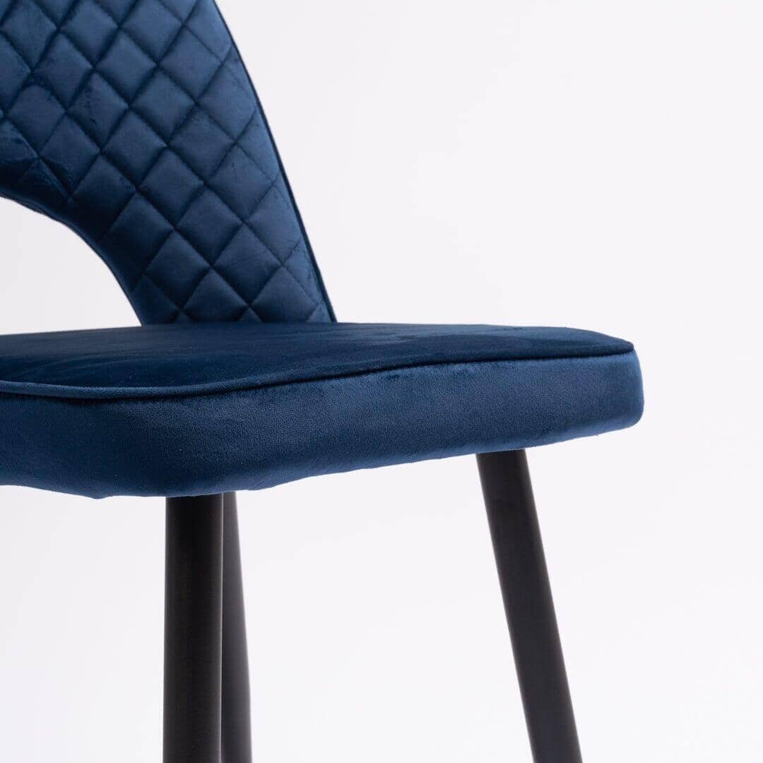 Outlet - Hope Dining Chair - Set of 2 - Dark Blue