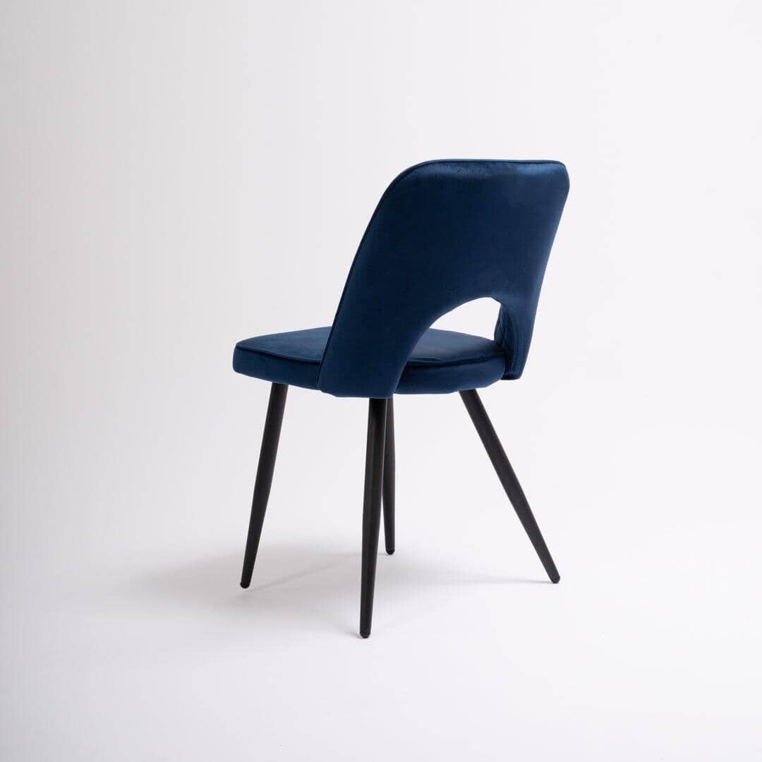Outlet - Hope Dining Chair - Set of 2 - Dark Blue