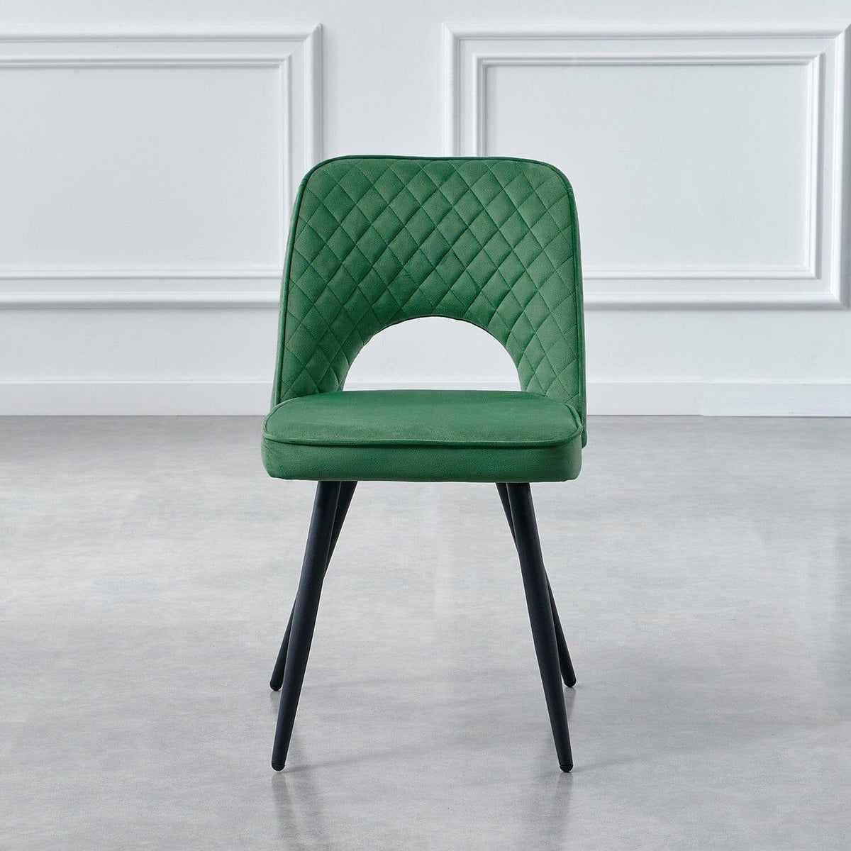 Outlet - Hope Dining Chair - Set of 2 - Dark Green