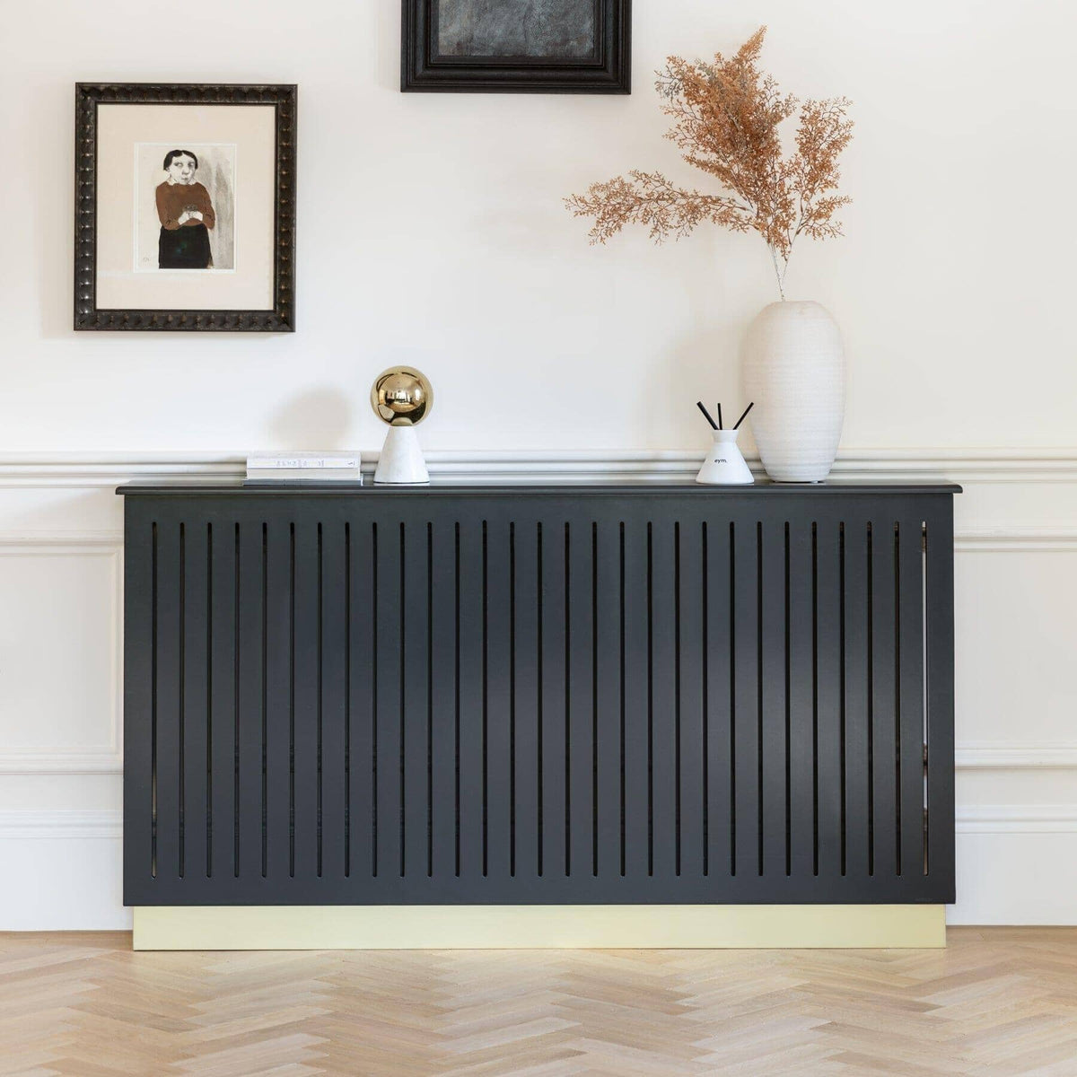 OUTLET - Iliana Large Radiator Cover in Charcoal Grey